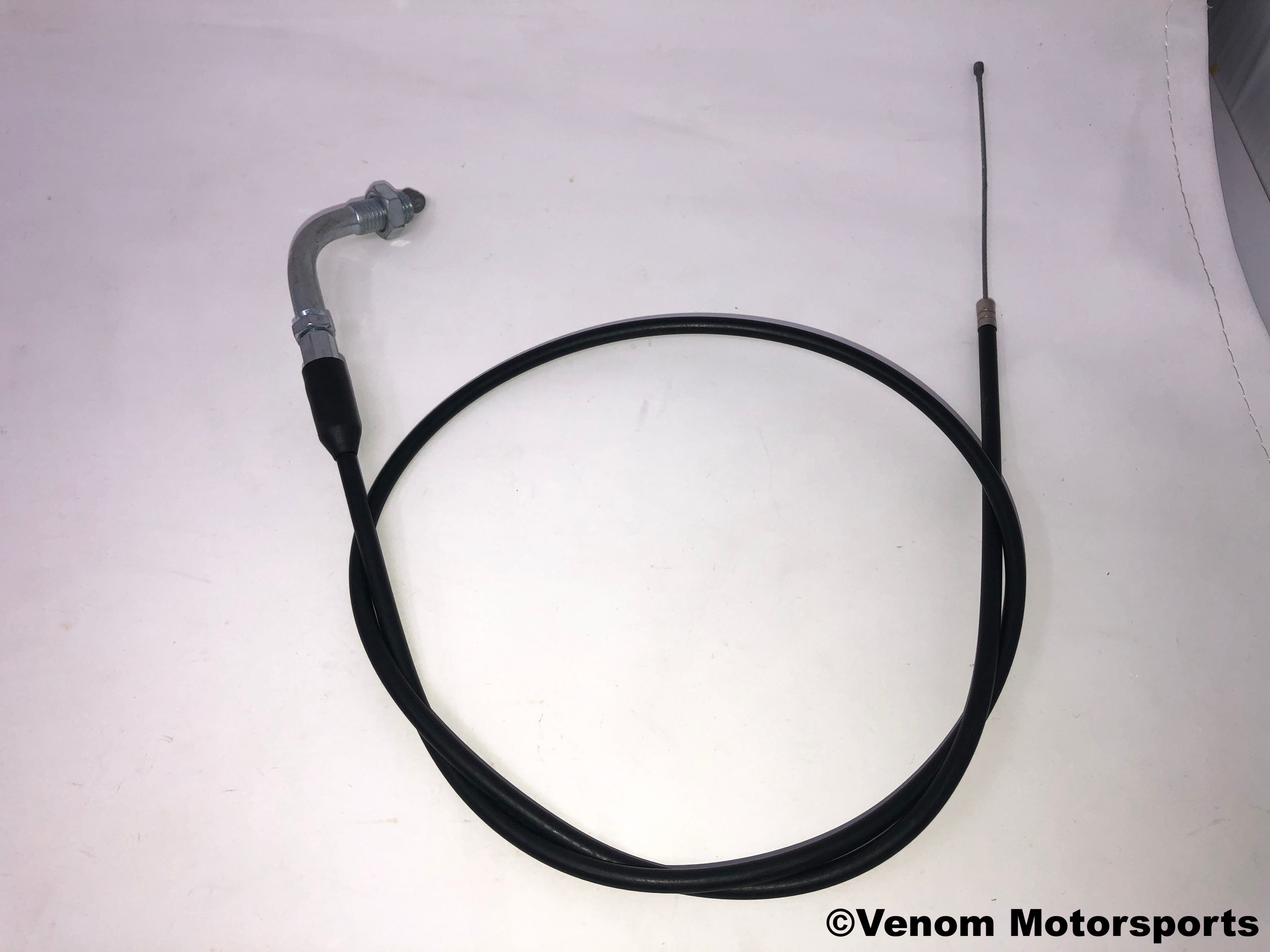 Venom 50cc Fatboy Mini Chopper Throttle Cable Replacement - High Performance Durable Motorcycle Part for Kids & Adults Off-Road Riding