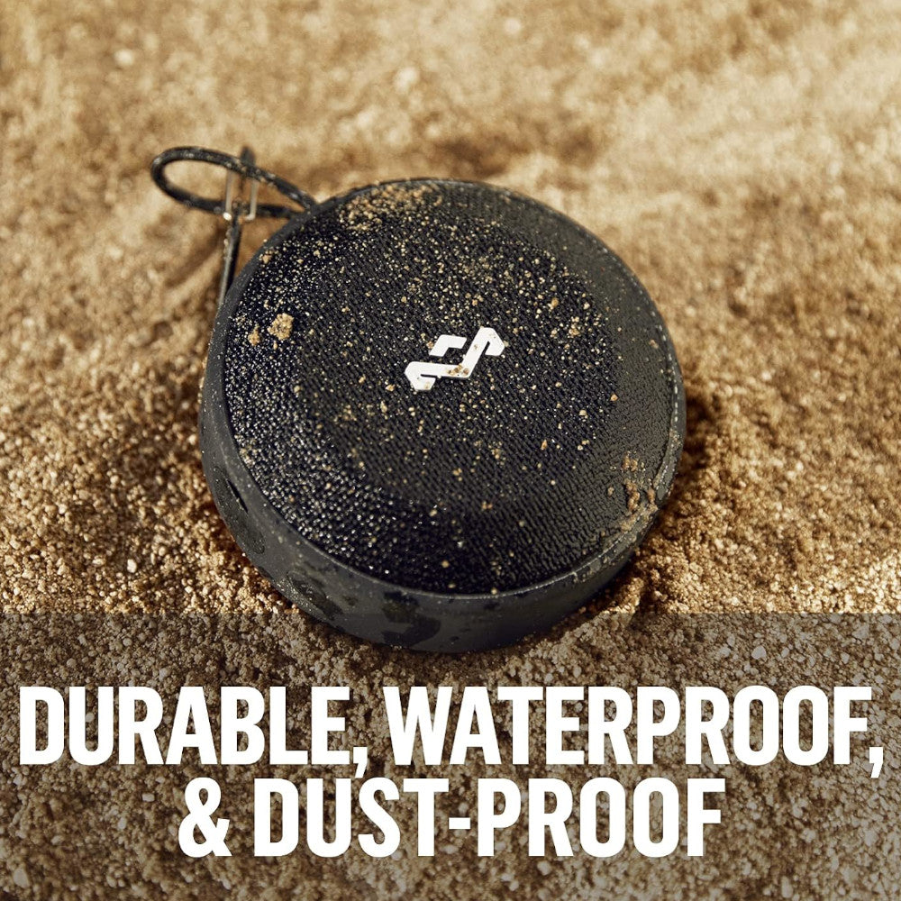 HOUSE OF MARLEY EM JA015 SB No Bounds Outdoor Bluetooth Speaker - Waterproof Portable Wireless Speaker with Rich Bass (Red, Blemished Package) - Perfect for Beach, Pool, Camping & Backyard Parties