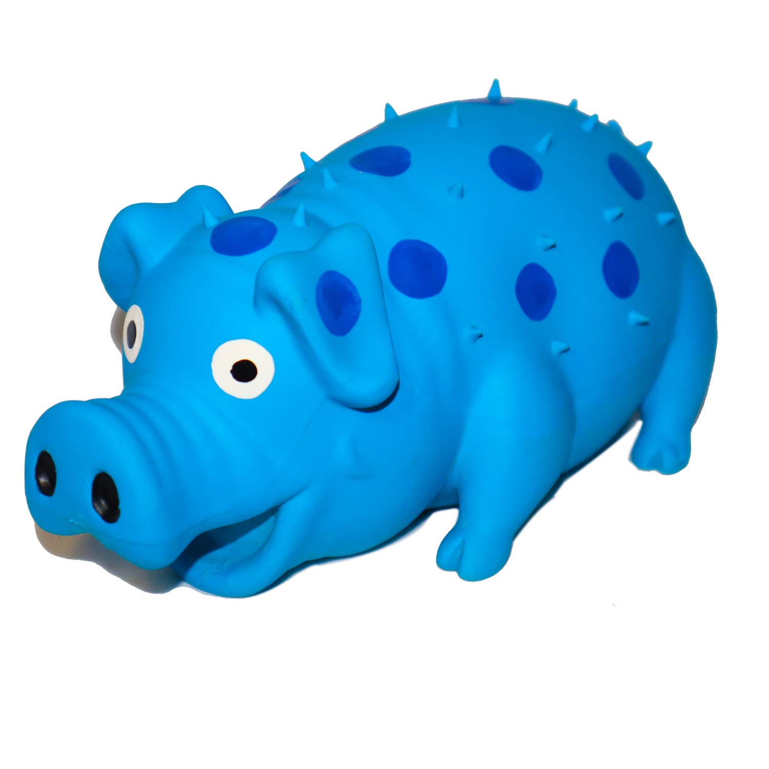 8-inch Latex Grunting Pig Dog Toy - Squeaky & Oinking Interactive Play Toy for Puppies & Dogs - Perfect for Fetch, Training & Chewing Fun