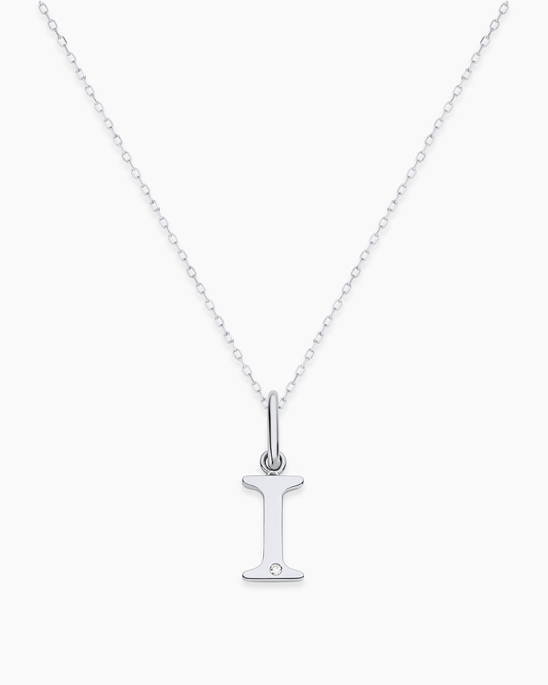 Vintage Diamond Alphabet Charm Necklace - Personalized Initial Pendant Jewelry for Women, Gift for Her, Birthday, Anniversary, Valentine's Day