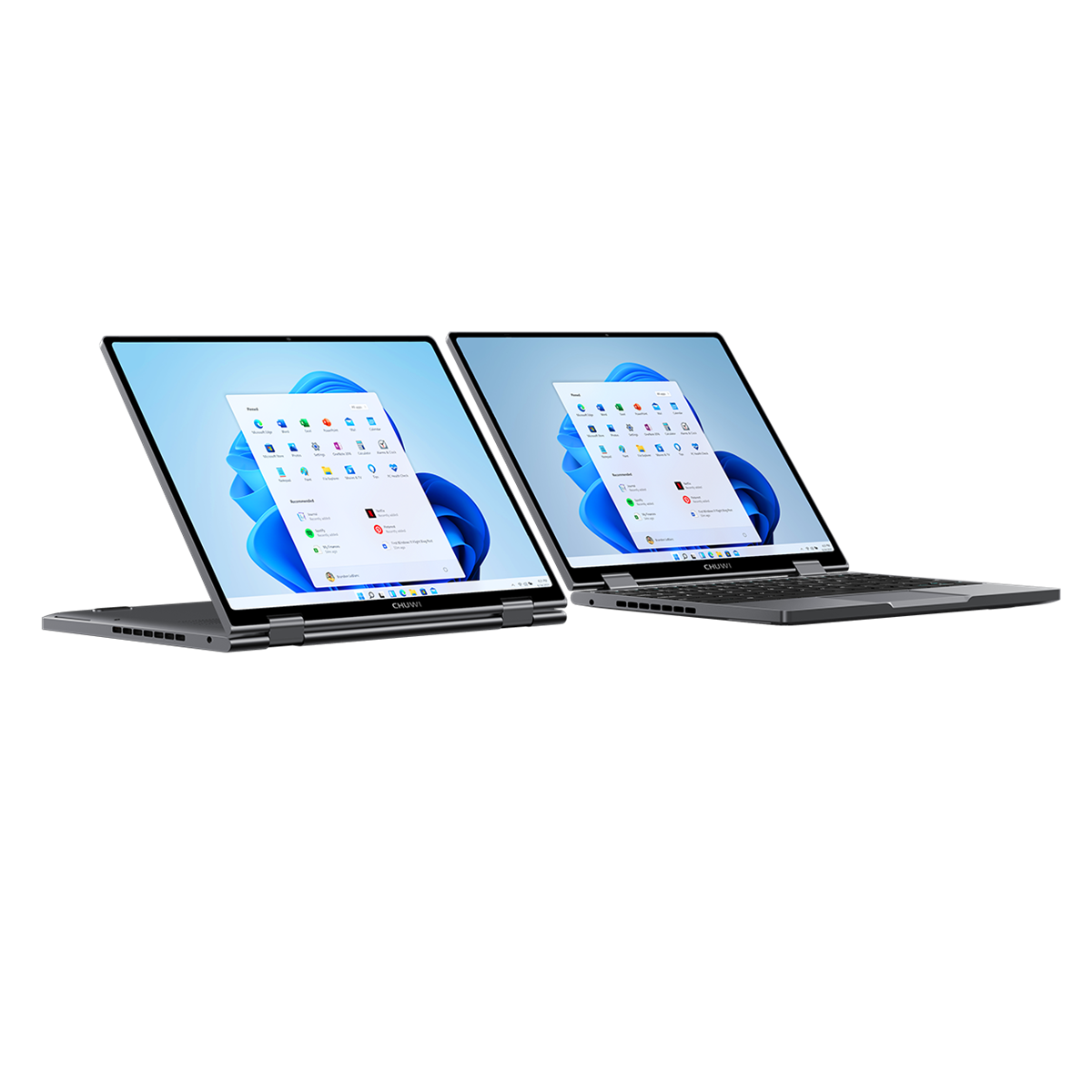 CHUWI Minibook X 2-in-1 Laptop - 8GB RAM 256GB SSD, Windows 11, Portable Touchscreen Notebook for Work, Travel & Study | Lightweight Design for Business Professionals & Students