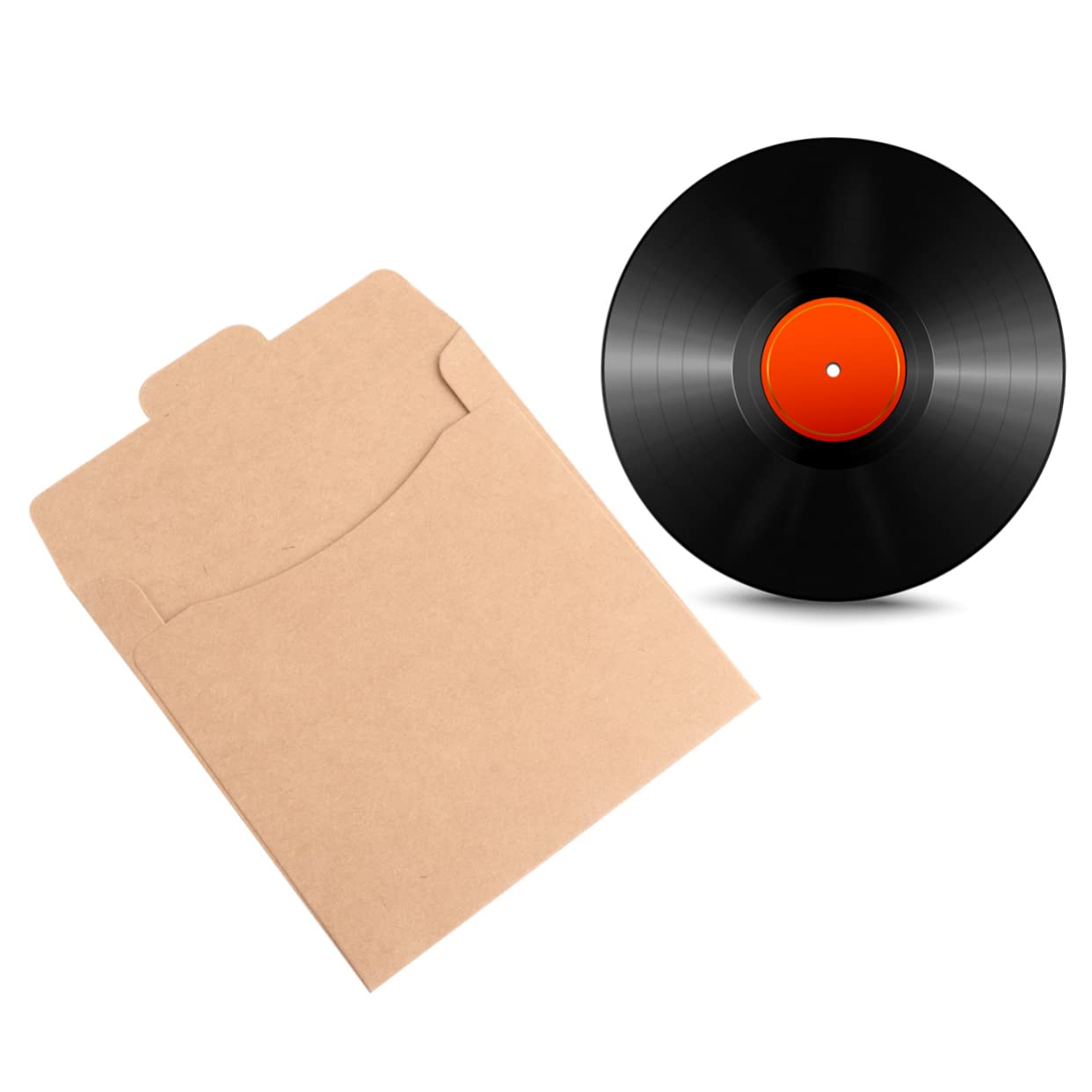 30pcs Kraft Paper Envelopes & Sleeves - Eco-Friendly Brown Paper Bags for CDs, DVDs, and Storage - Perfect for Mailing, Organizing, and Gift Packaging