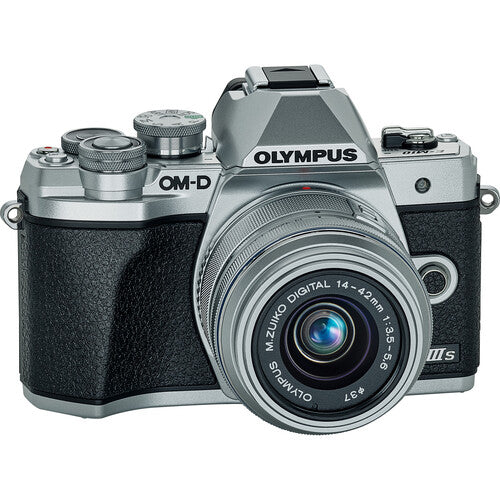 Olympus OM-D E-M10 Mark III Mirrorless Camera Body (Black) - 16MP, 4K Video, Wi-Fi, 5-Axis Stabilization - Perfect for Travel, Vlogging & Street Photography