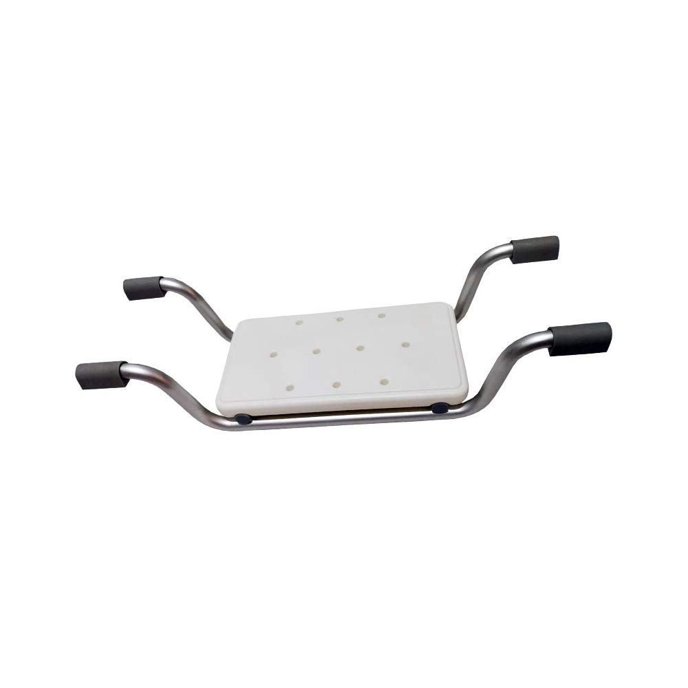 Heavy Duty Adjustable Bath Shower Stool - 74-82cm Aluminum Shower Bench for Elderly & Handicapped - Non-Slip Bath Seat Aid with Easy Access for Bathtub Safety - Perfect for Seniors and Mobility Assistance in Bathroom
