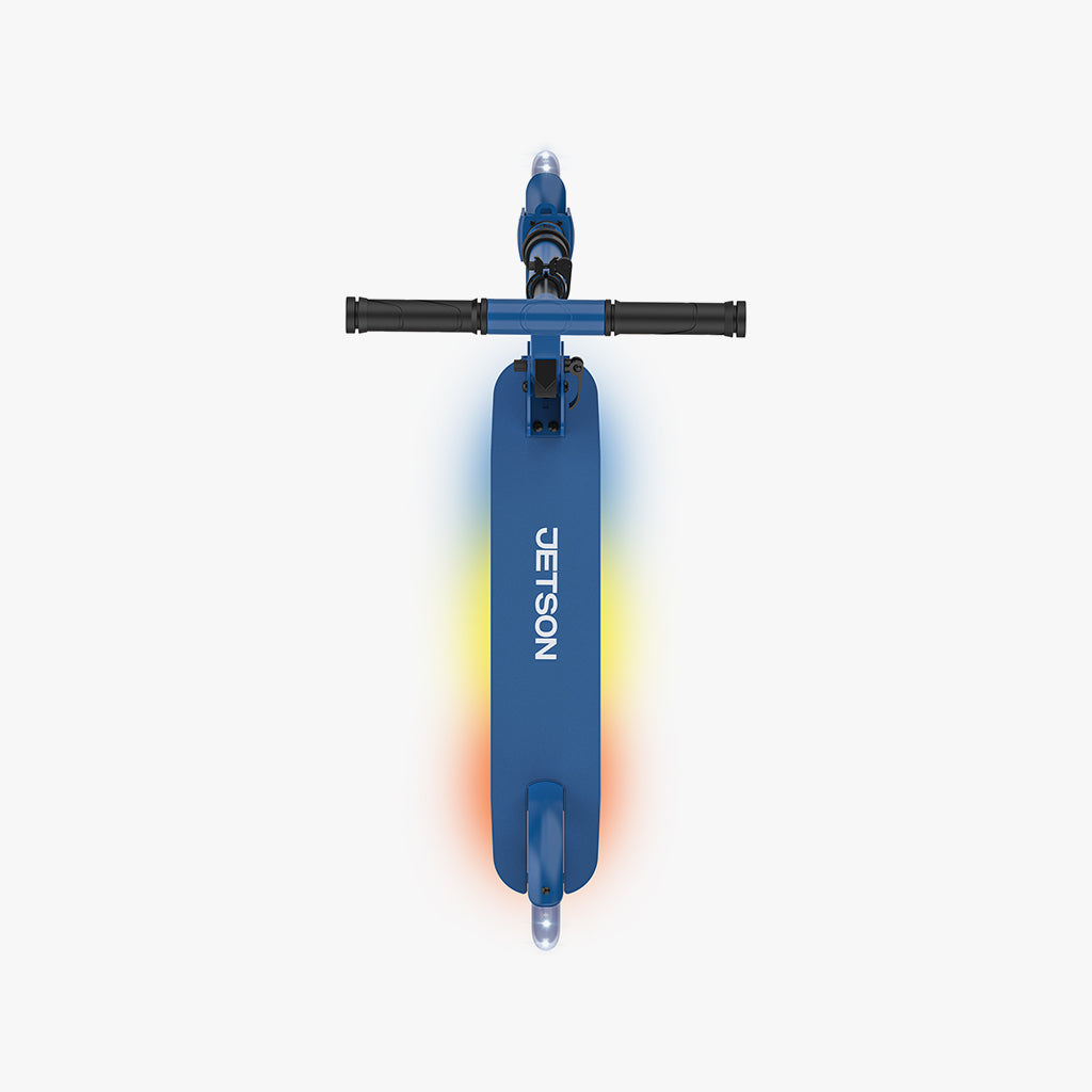 Self-Charging LED Light Up Scooter for Kids - No Batteries Needed, Eco-Friendly Ride-On Toy for Outdoor Fun and Nighttime Adventures