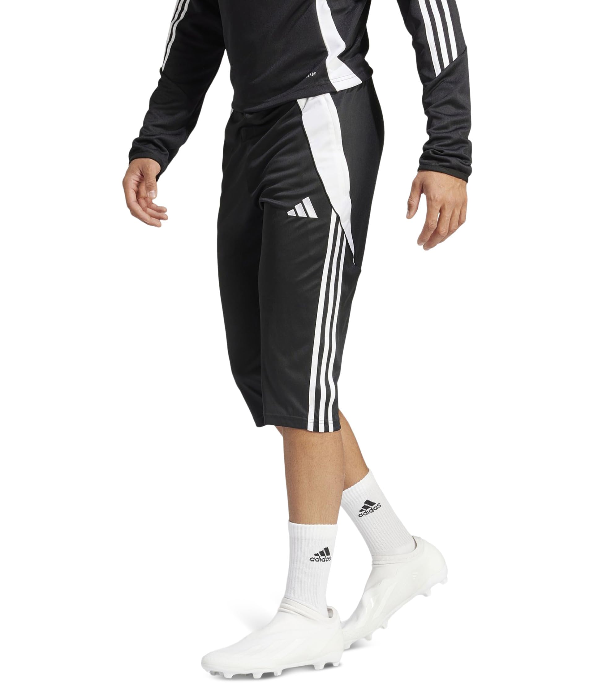 Adidas Men's Tiro 24 3/4 Soccer Training Pants - Lightweight, Moisture-Wicking & Breathable for Sports & Casual Wear