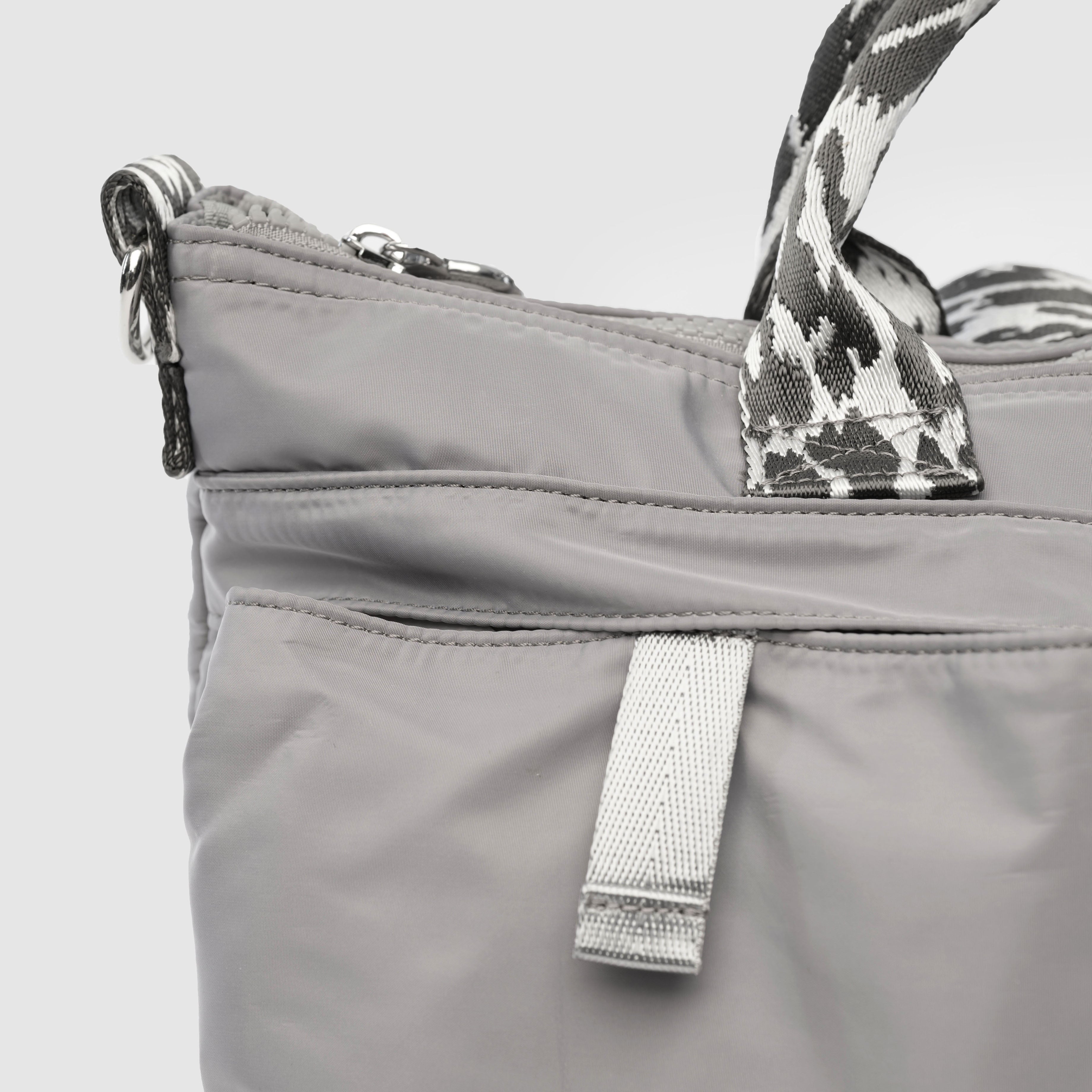Como Tote Bag - Stylish Grey Canvas Tote for Women - Perfect for Shopping, Beach, Work & Everyday Use