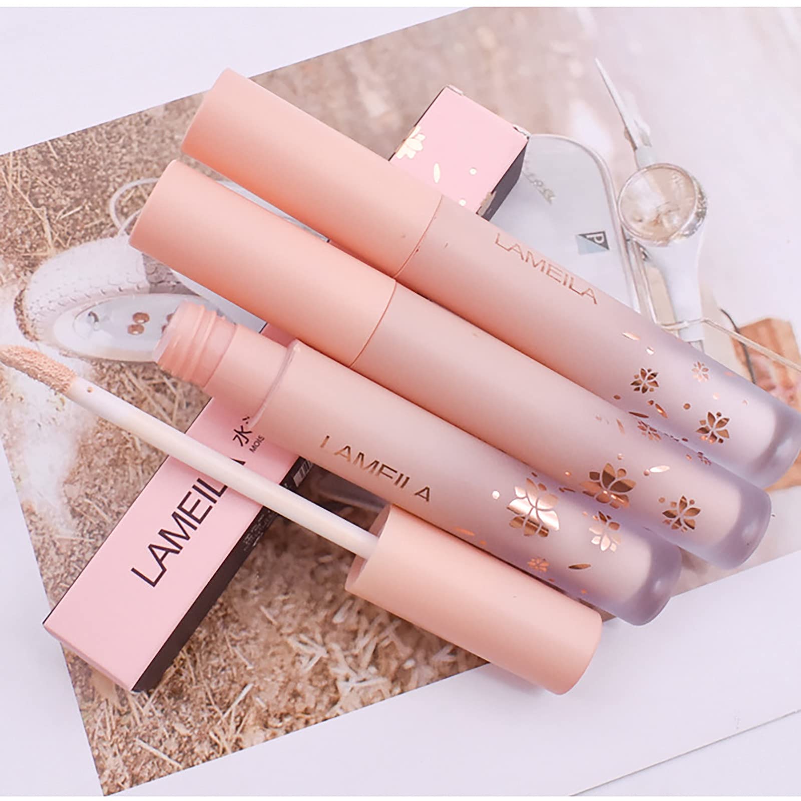 Kuhxz Liquid Foundation Stick - Natural Full Coverage Hydrating Concealer & Makeup Base for Flawless Skin | Perfect for Daily Wear, Photo Shoots & Special Occasions