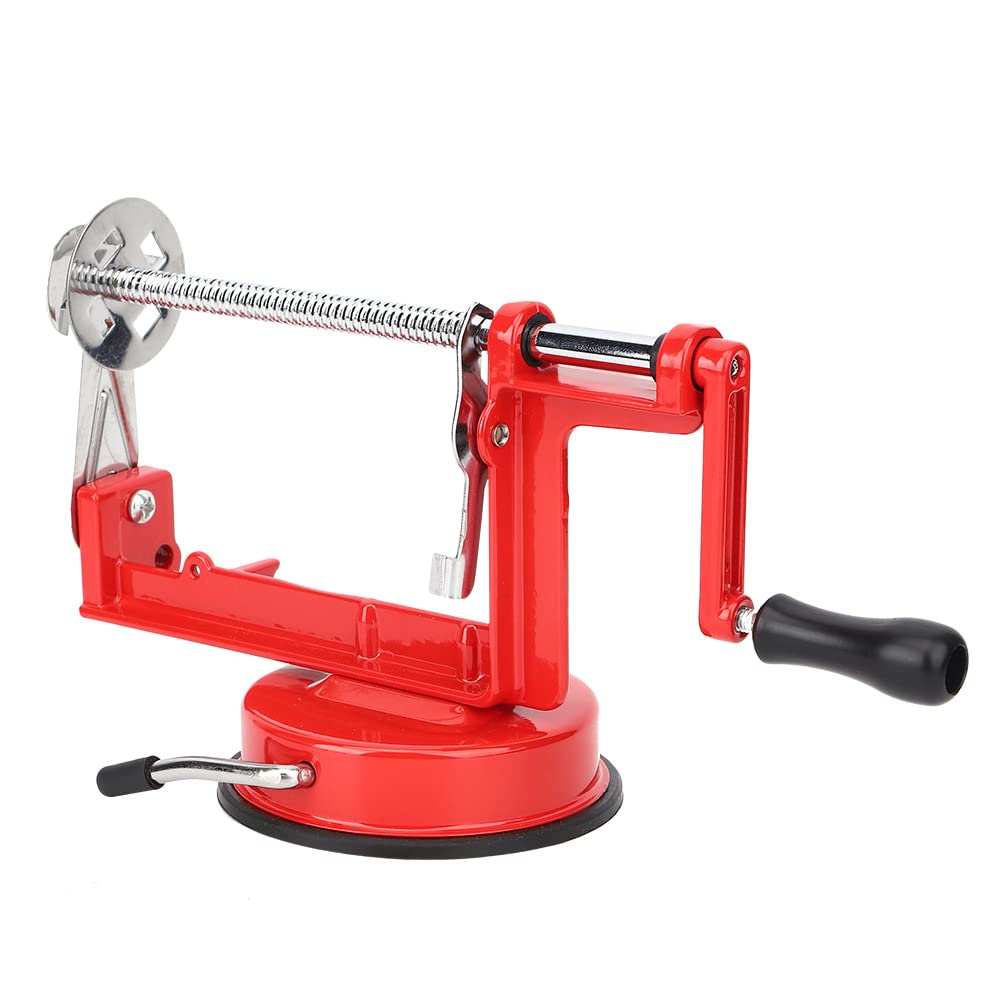 Premium Stainless Steel Potato Spiral Cutter - Manual Vegetable Slicer for Perfect Curly Fries & Veggie Noodles | Ideal for Home Kitchen, Restaurants & Meal Prep