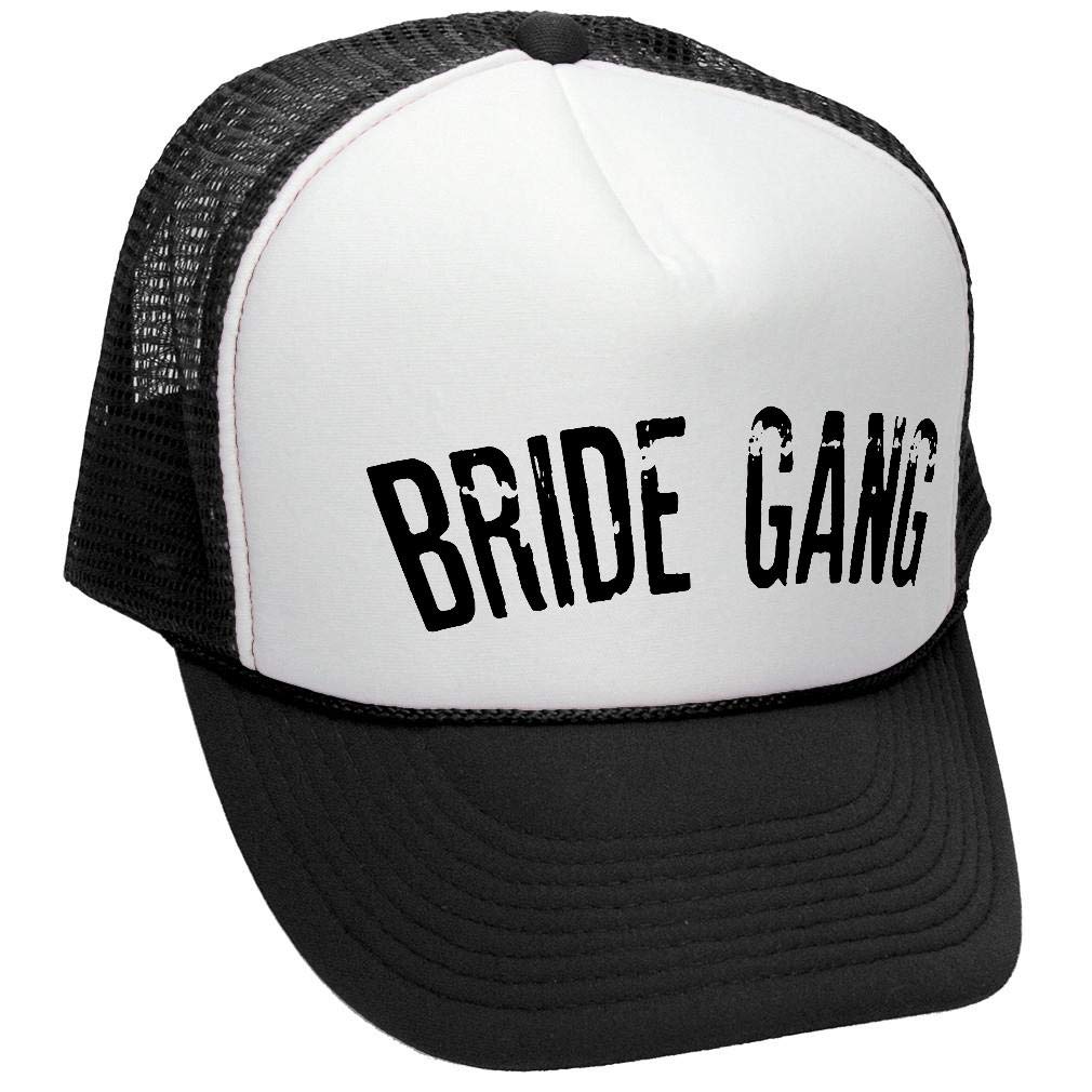 Goozler Bride Gang Trucker Hat - Vintage Retro Style Adjustable Snapback Cap for Women & Men | Perfect for Outdoor Activities, Concerts, and Casual Wear