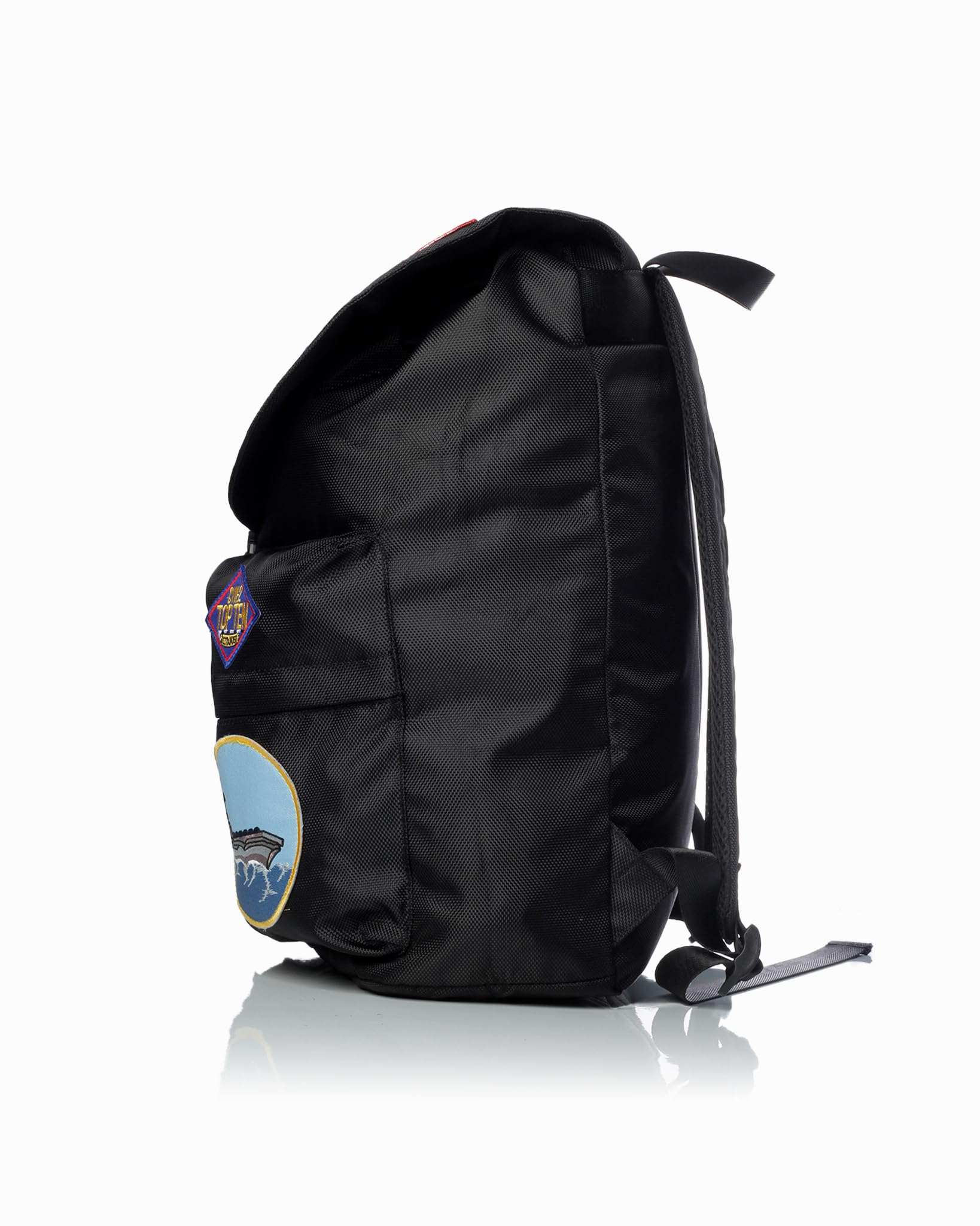 Top Gun Nylon Backpack with Patches 2.0 - Military Style Tactical Rucksack for School, Travel & Outdoor Adventures