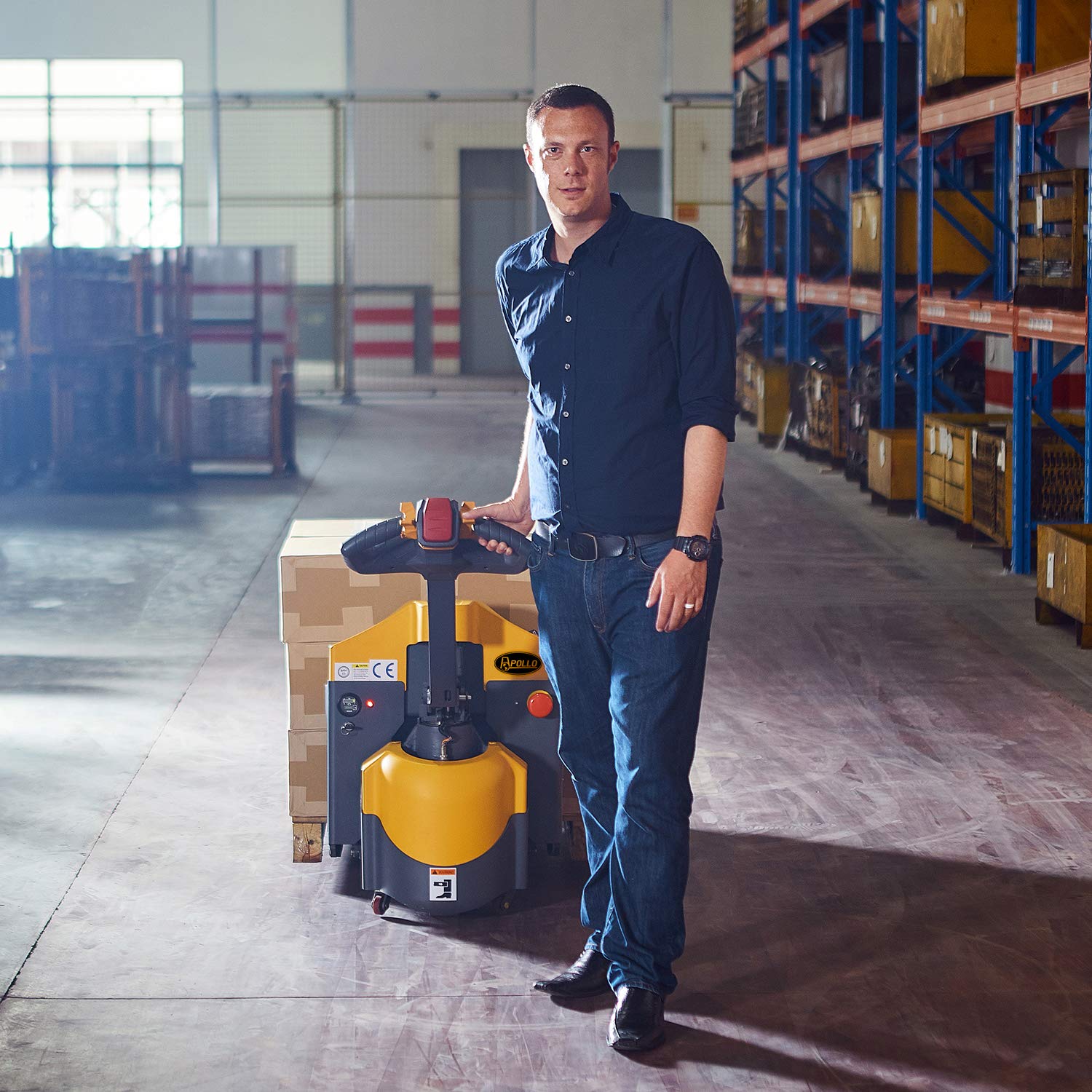 APOLLOLIFT 3300lbs Electric Pallet Jack with 48