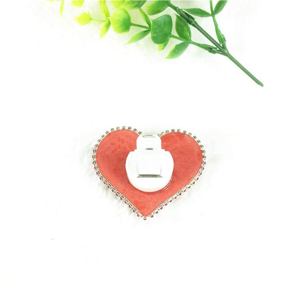 Crystal Heart Car Air Vent Clip - Rhinestone Bling Car Accessory for Women | Valentine's Day Gift | Pink Car Decor for Dashboard & Interior Styling