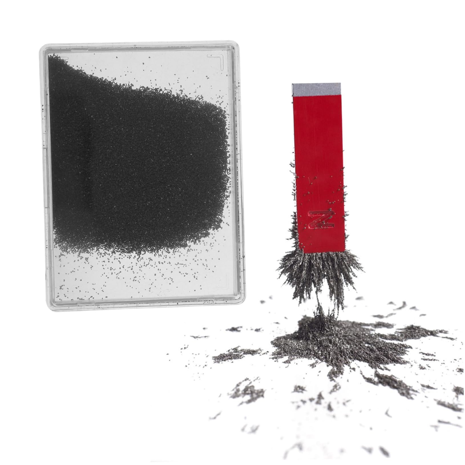 Gatuida Iron Filings Science Kit - Magnetic Field Demonstrator for Kids & Students | STEM Educational Tool for Classroom & Home Experiments