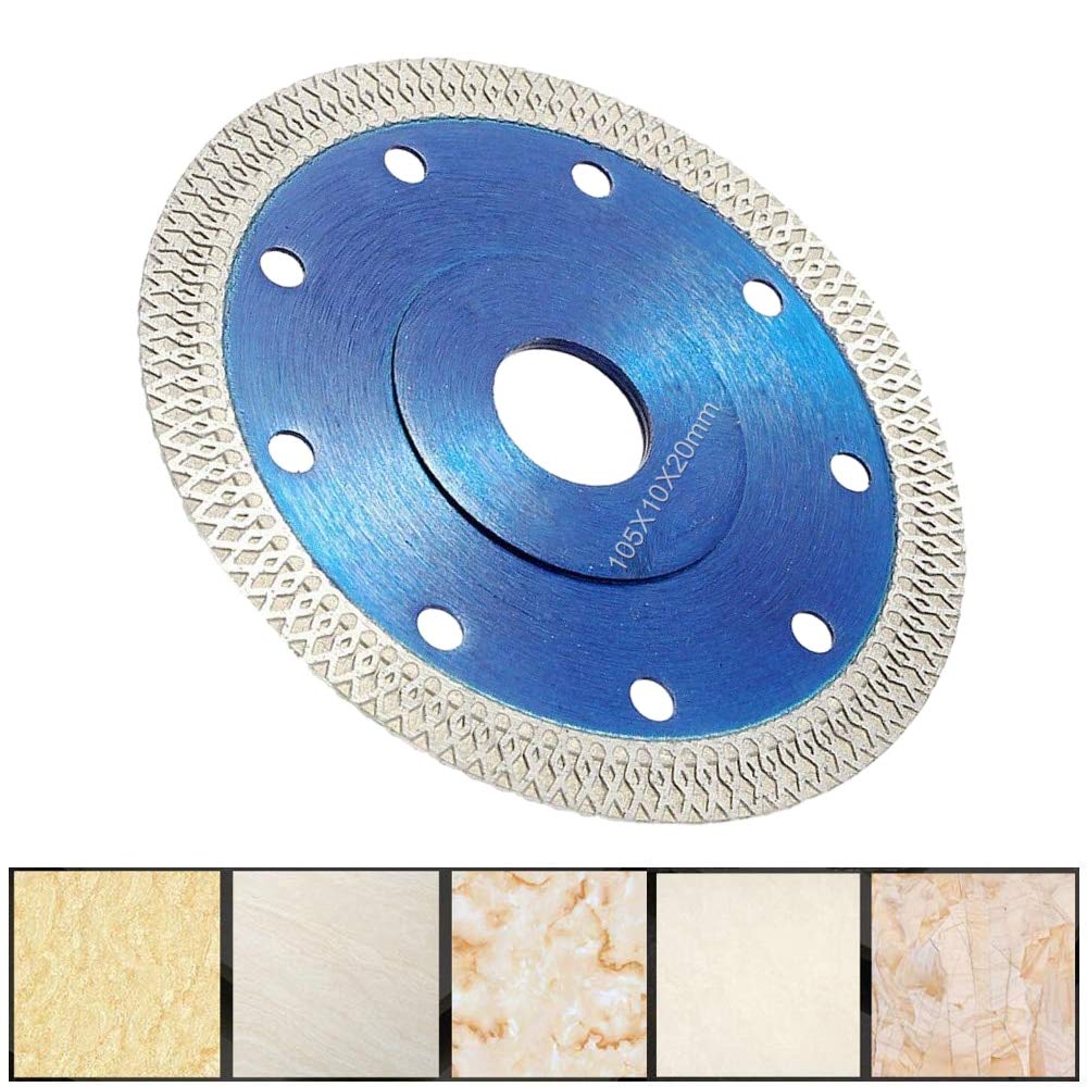 115mm Diamond Saw Blade for Angle Grinder - Premium Turbo Segmented Cutting Disc for Porcelain Tile, Ceramic, Granite & Marble - Ideal for Home Renovation & Professional Construction Projects