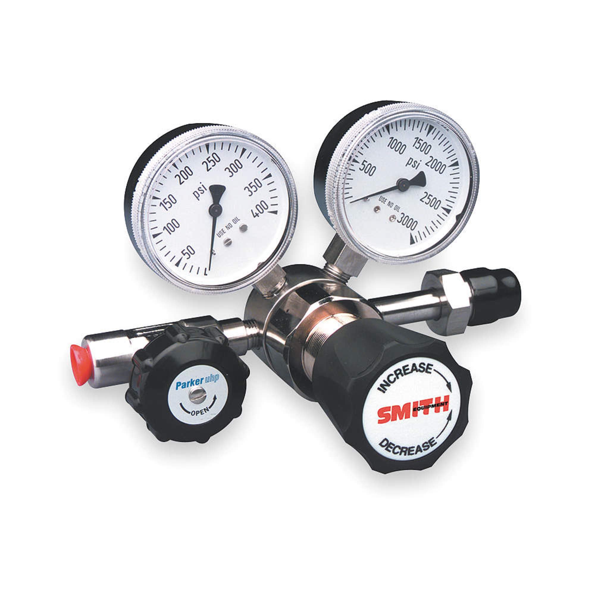 Silverline Series High Purity Gas Regulator 0-100 psi, 2 Inch Corrosive Gas Compatible - Ideal for Laboratory, Industrial and Semiconductor Applications