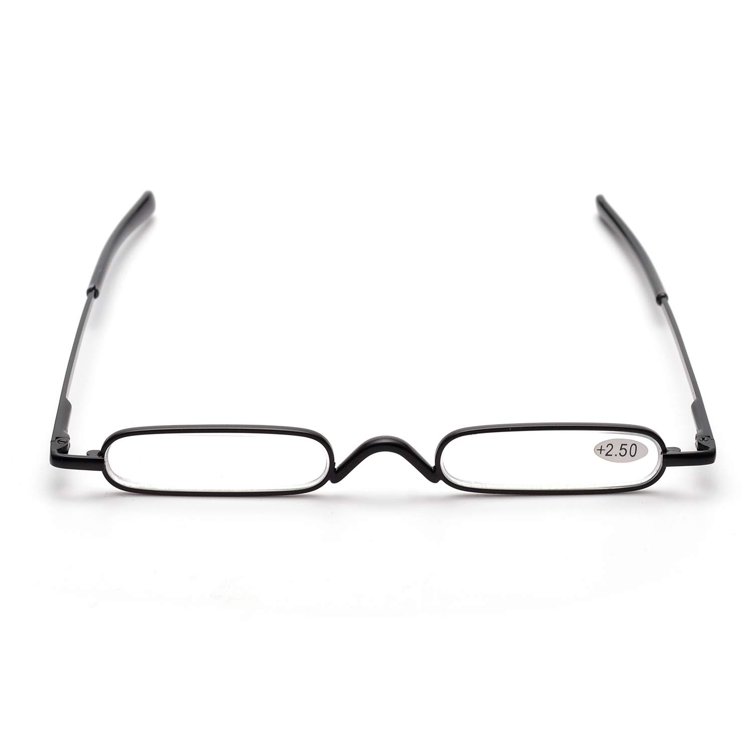 ZUVGEES Lightweight Compact Reading Glasses - Slim & Portable Readers with Pen Clip & Tube Case for Women & Men - Perfect for Travel, Office, and Daily Reading