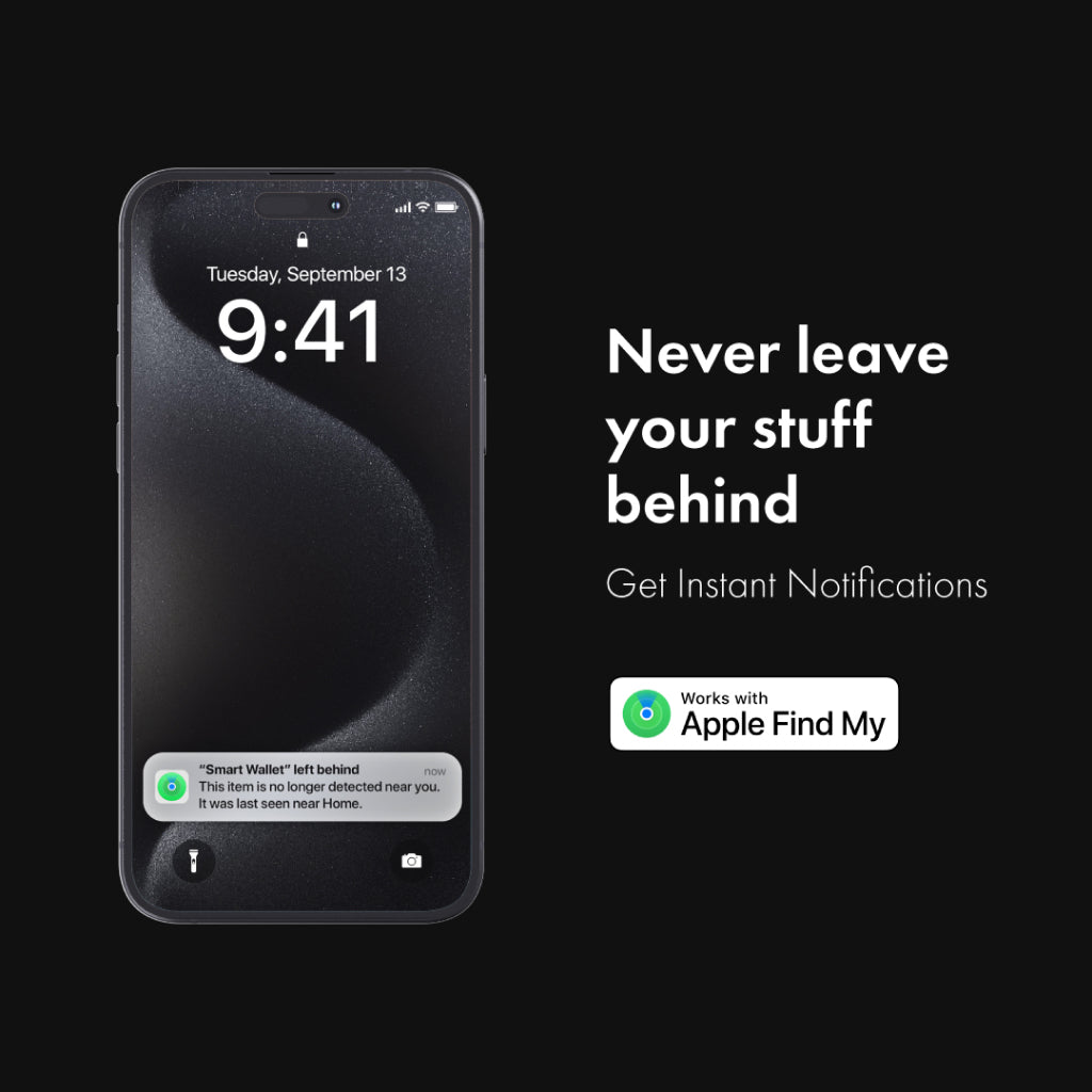 Apple Find My Compatible Finder Card - Bluetooth Tracker for Keys, Wallet & Bags | Never Lose Your Essentials Again | Perfect for Travel, Work & Daily Use