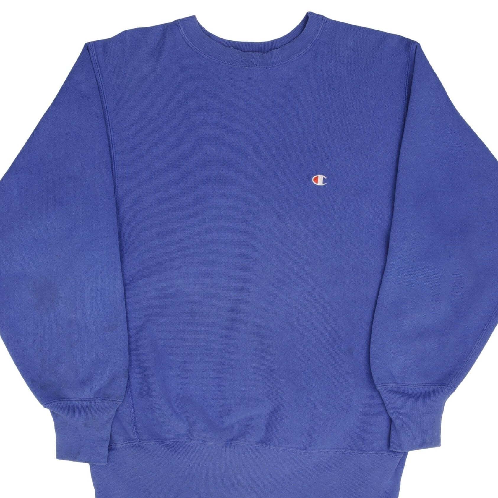 Vintage Champion Reverse Weave Blue Sweatshirt 1980s - Size Large - Made in USA - Retro Streetwear for Men & Women - Perfect for Casual Wear, Gym, and Outdoor Activities