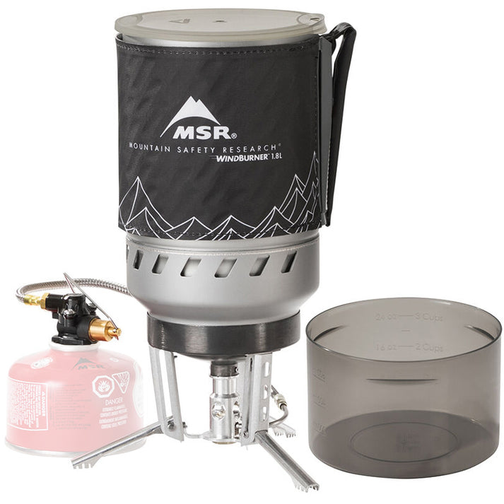 MSR WindBurner Duo Stove System - Compact Camping Stove for Backpacking & Outdoor Cooking | Perfect for Hiking, Camping Trips & Emergency Preparedness