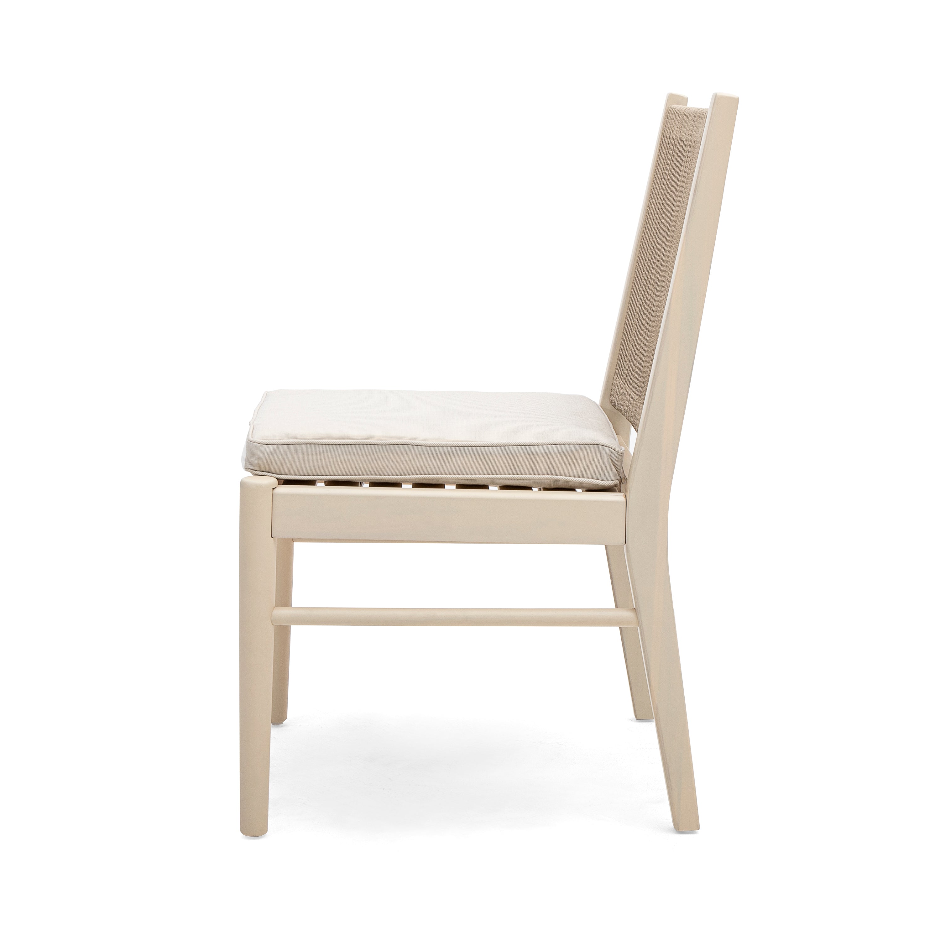 CORDOBA KD Dining Chair Set of 2 - Modern Wooden Kitchen Chairs with Upholstered Seat - Perfect for Dining Room, Kitchen, and Breakfast Nook
