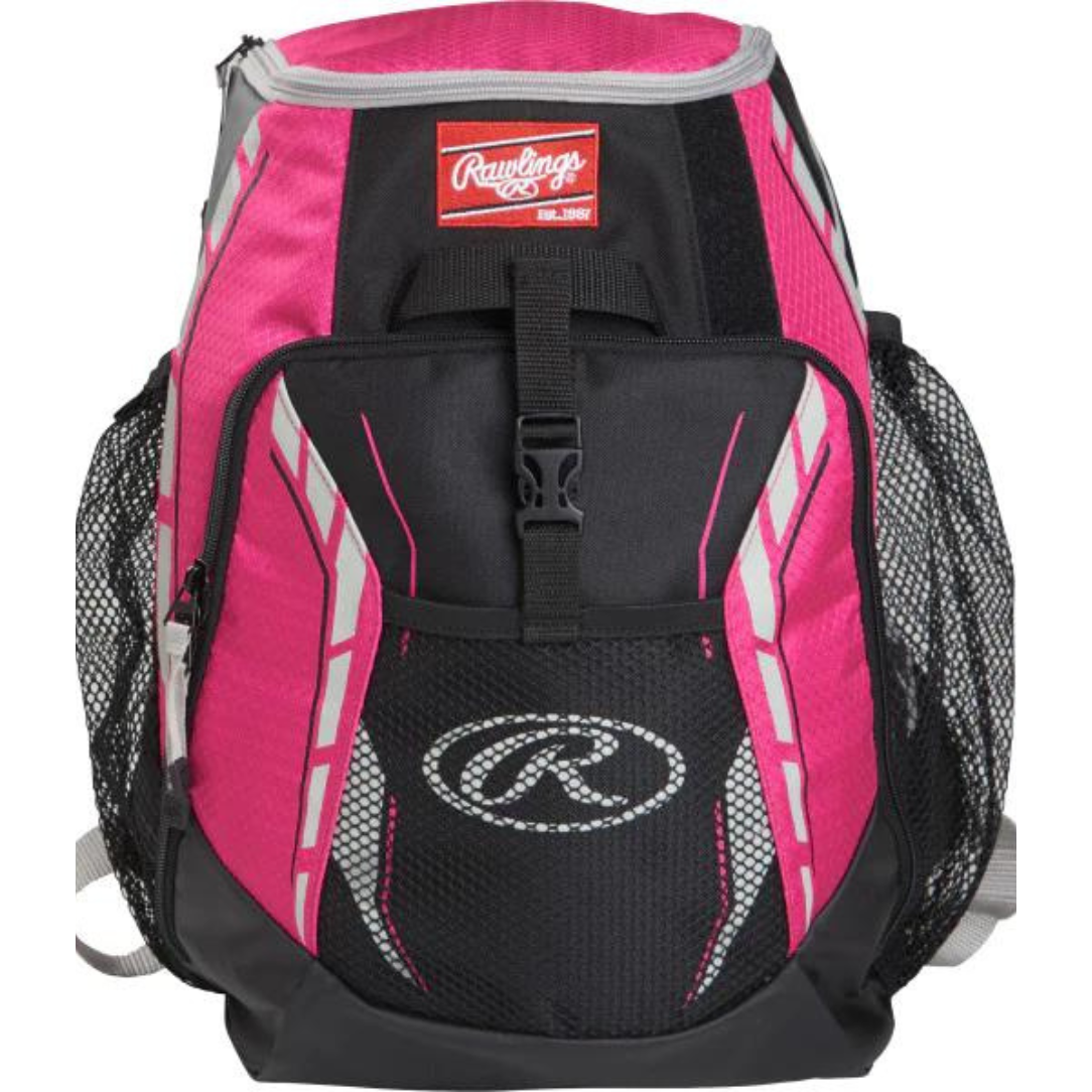 Rawlings R400 Youth Baseball Backpack - Durable & Lightweight for School, Sports & Travel | Perfect for Kids & Teens