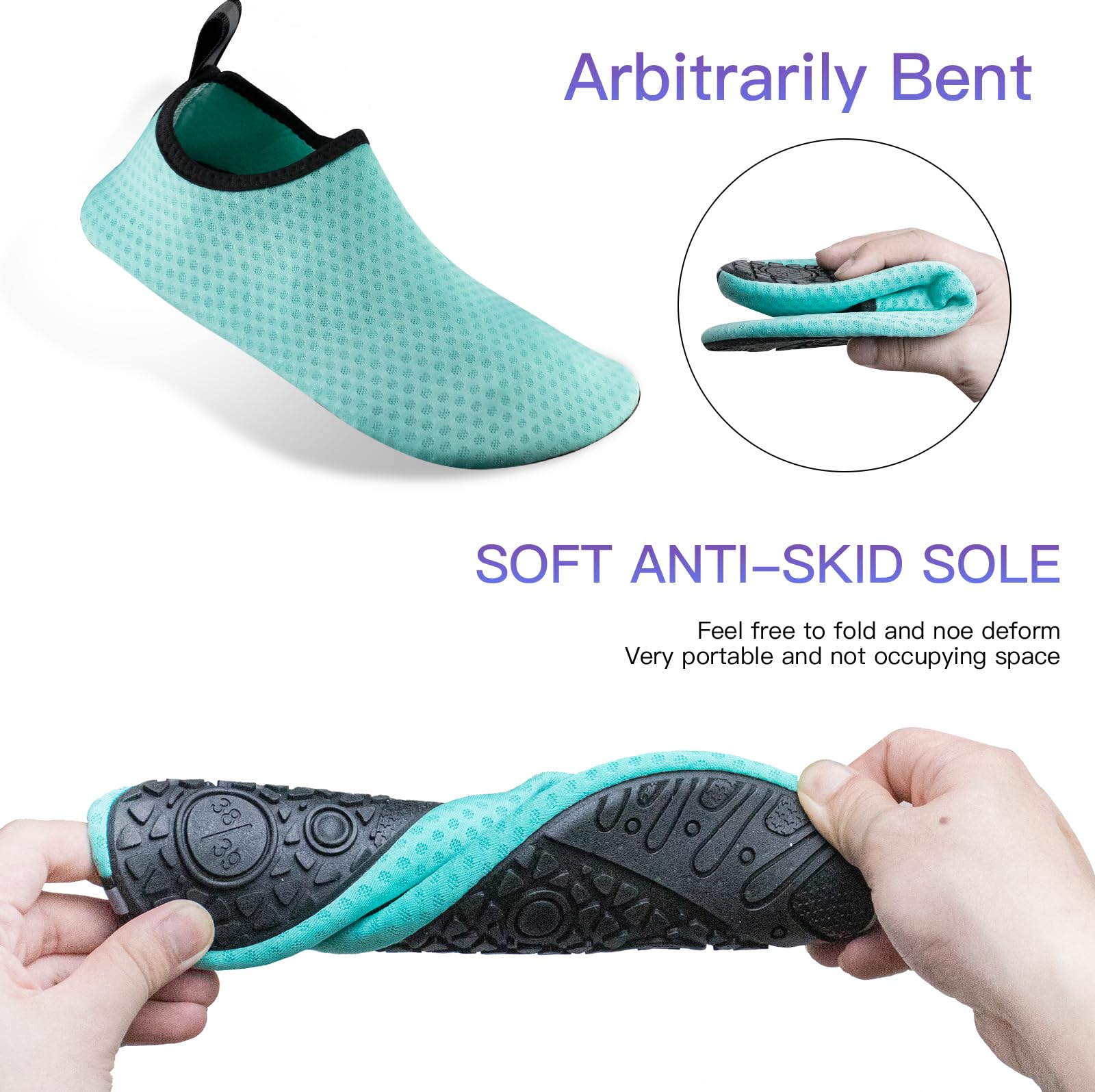 **Men's & Women's Water Shoes - Lightweight Barefoot Aqua Shoes for Beach, Surfing, Diving & Swimming | Quick-Dry & Breathable for Comfort**    *(Perfect for beach walks, water sports, kayaking, and poolside activities.)*
