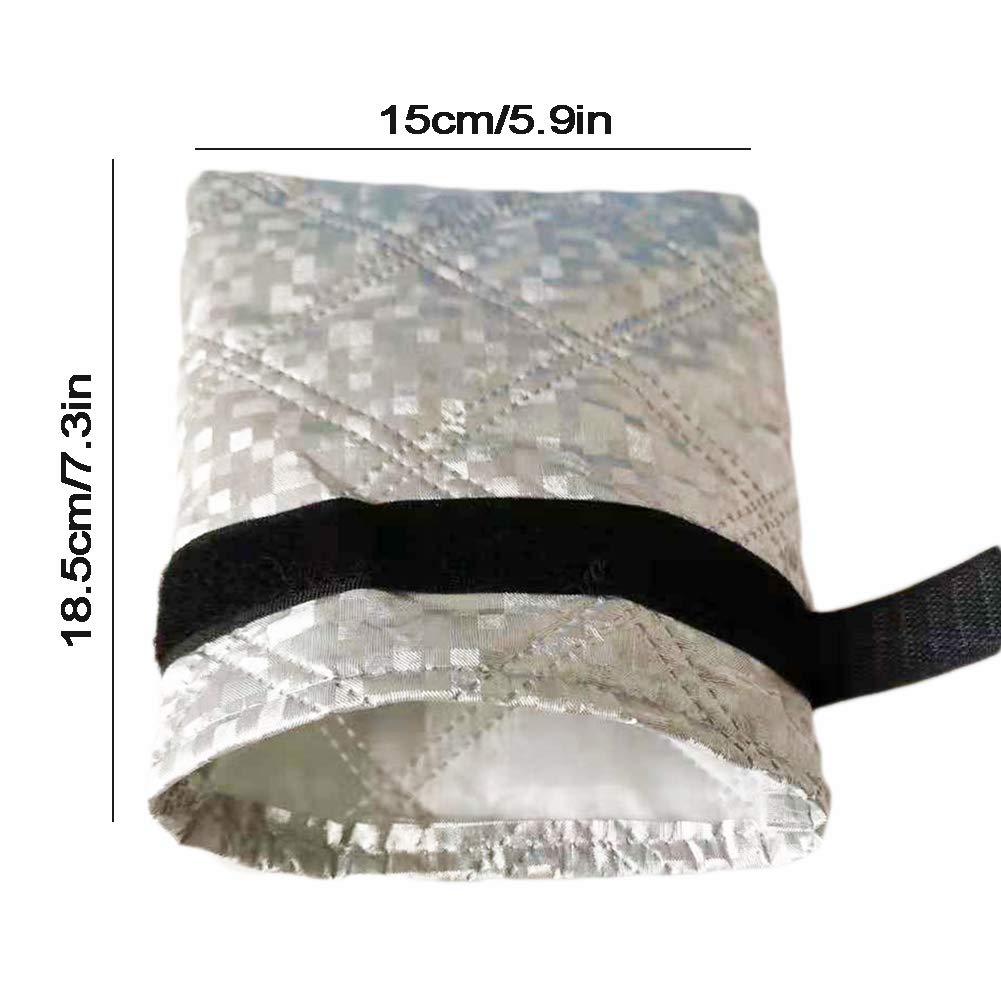 Outdoor Faucet Cover Socks - Waterproof Aluminum Film Freeze Protection for Winter, Anti-Freeze Tap Cover for Garden, Yard, Patio & Lawn - Perfect for Winterizing Outdoor Spigots & Preventing Frozen Pipes