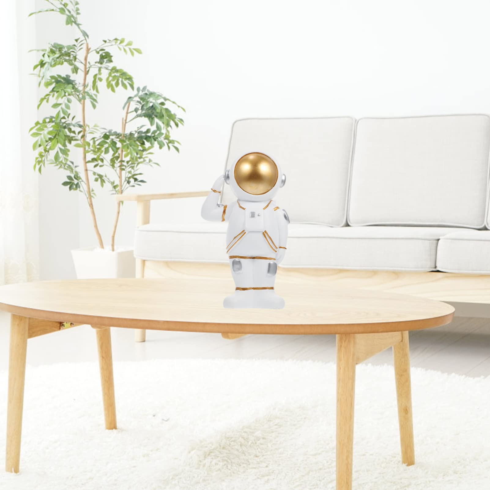 1pc Adorable Astronaut Ornament - Desktop Astronaut Model for Bedroom, Party & Office Decor - Perfect for Space Themed Parties, Kids' Rooms & Sci-Fi Lovers