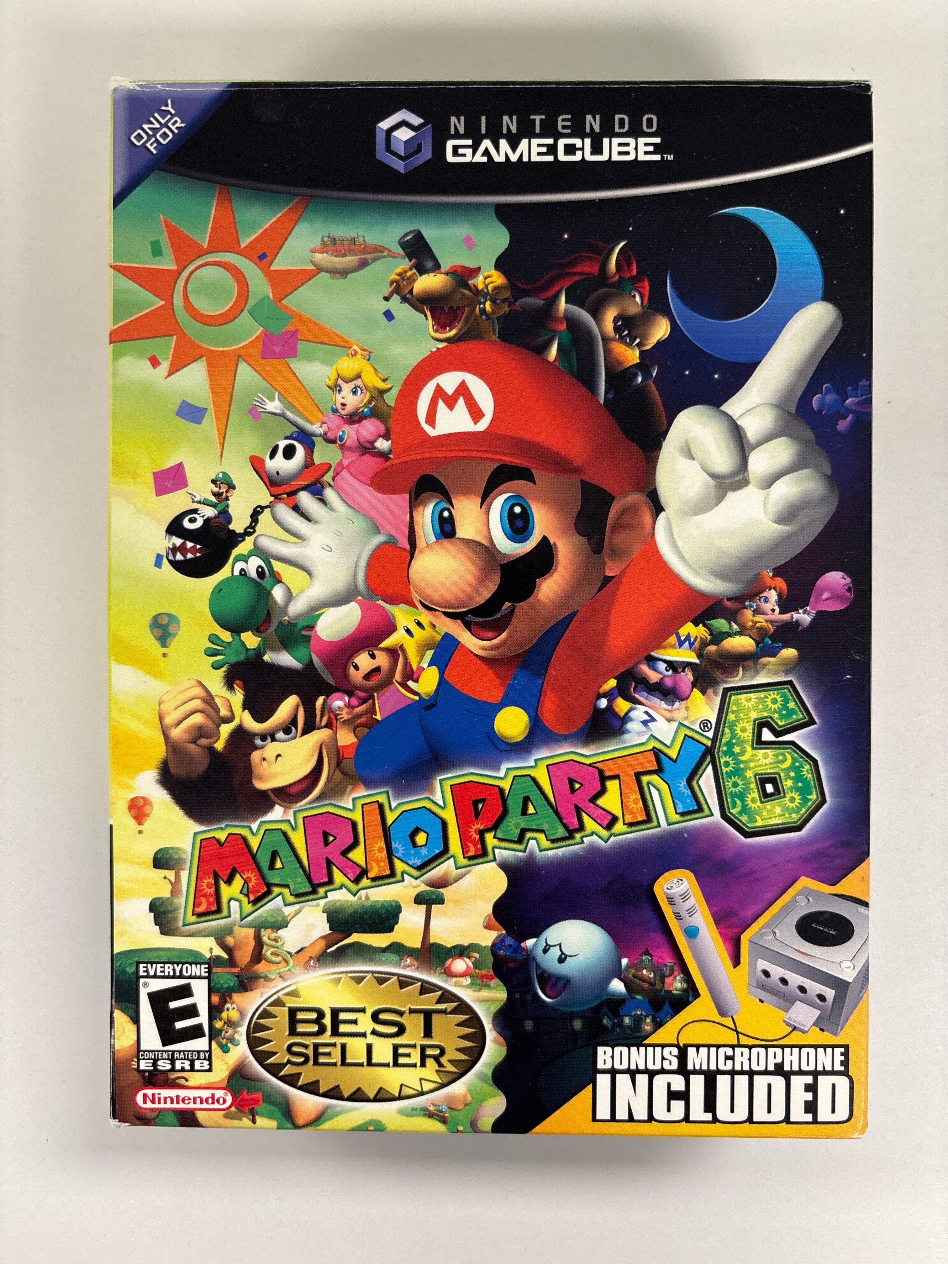 Mario Party 6 GameCube Case Only - Original Box Cover for Nintendo GameCube Collection - Perfect for Display, Storage & Replacement