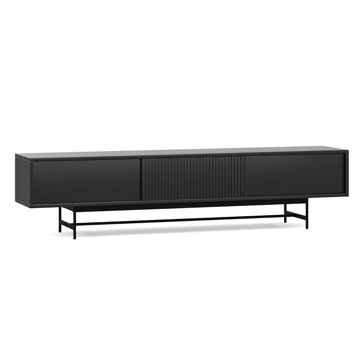 Kelsey 3 Door TV Stand with Storage - Modern Entertainment Center for Living Room, Bedroom & Home Theater - Fits 65 Inch TV & Media Devices