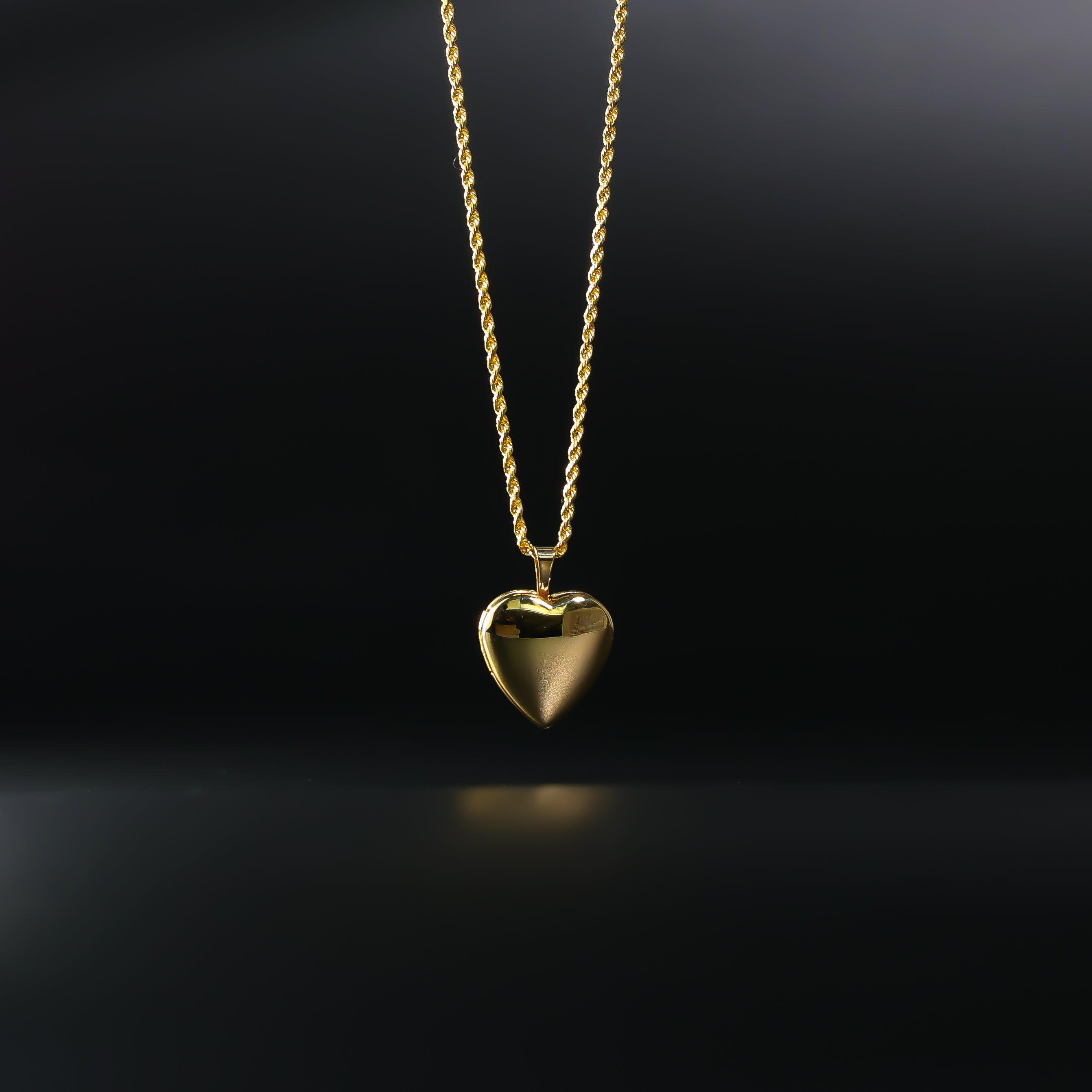 14K Gold Heart Locket Pendant Necklace for Women - Engravable Keepsake Jewelry Gift (Model PT0626) | Perfect for Valentine's Day, Anniversary & Mother's Day Gifts