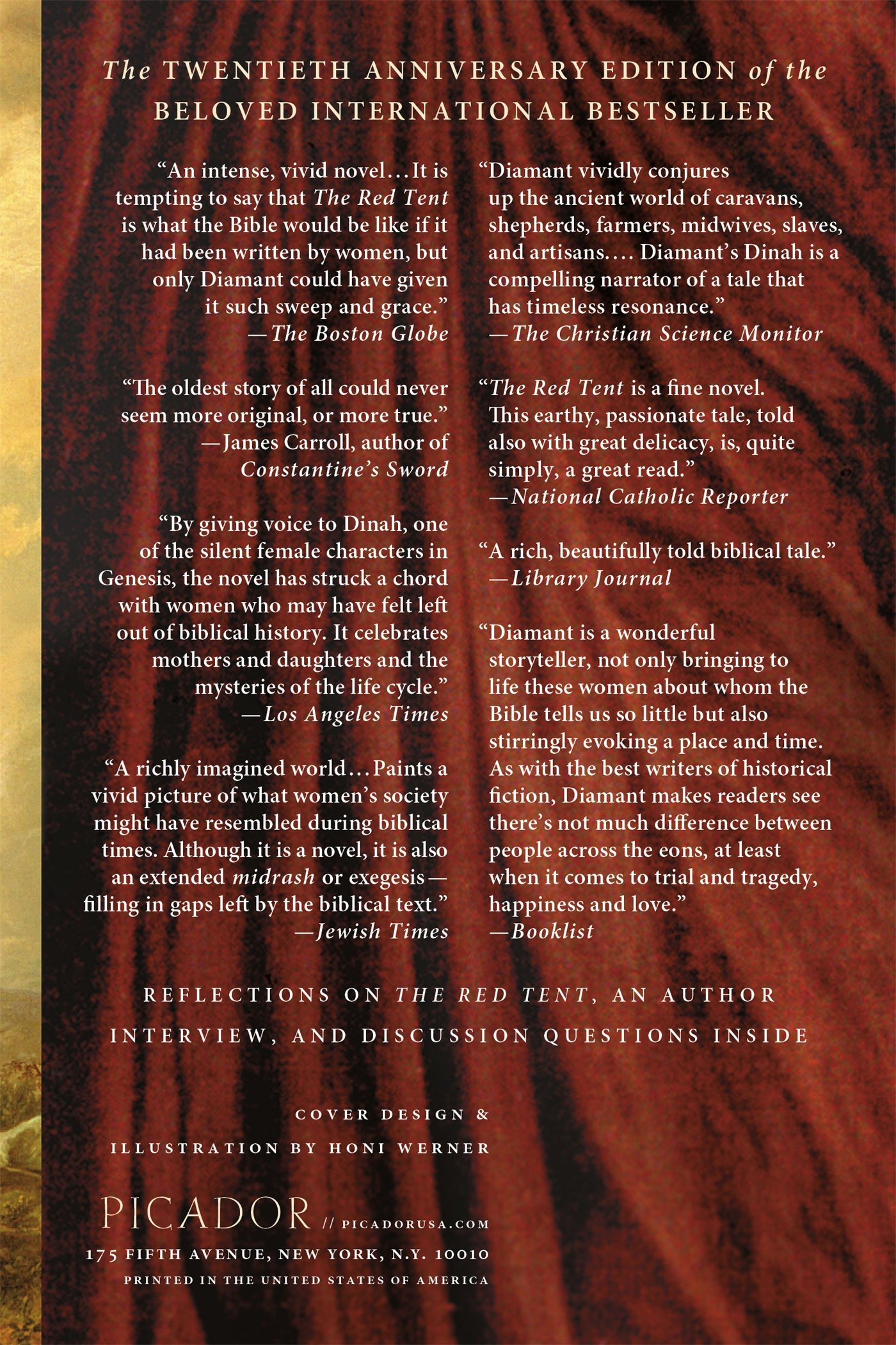 The Red Tent - Classic Historical Fiction Novel by Anita Diamant | Perfect for Book Clubs & Women's Literature Lovers