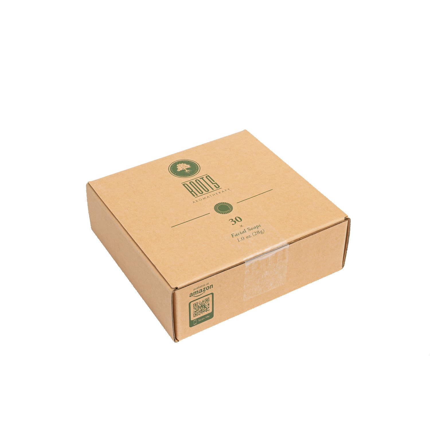 **Roots Aromatherapy Eucalyptus Tea Facial Soap - 1oz/28g Travel Size (30 Pack) - Bulk Hotel Toiletries for Bathroom, Guests, Lodging & Motels - Perfect for Travel, Spa & Home Relaxation**
