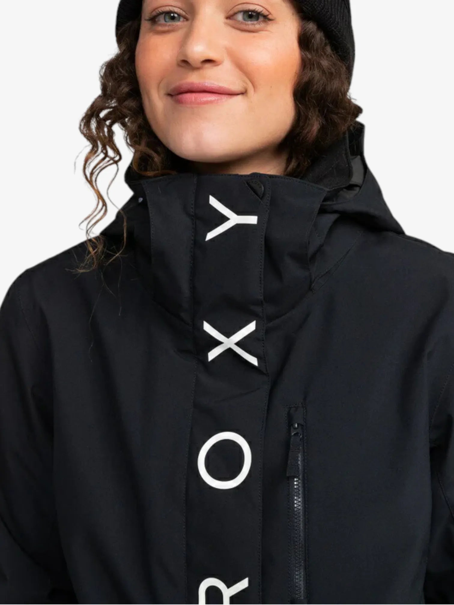 Roxy Jetty Solid NP Black Snow Jacket for Women - Waterproof Winter Coat for Skiing, Snowboarding & Outdoor Adventures