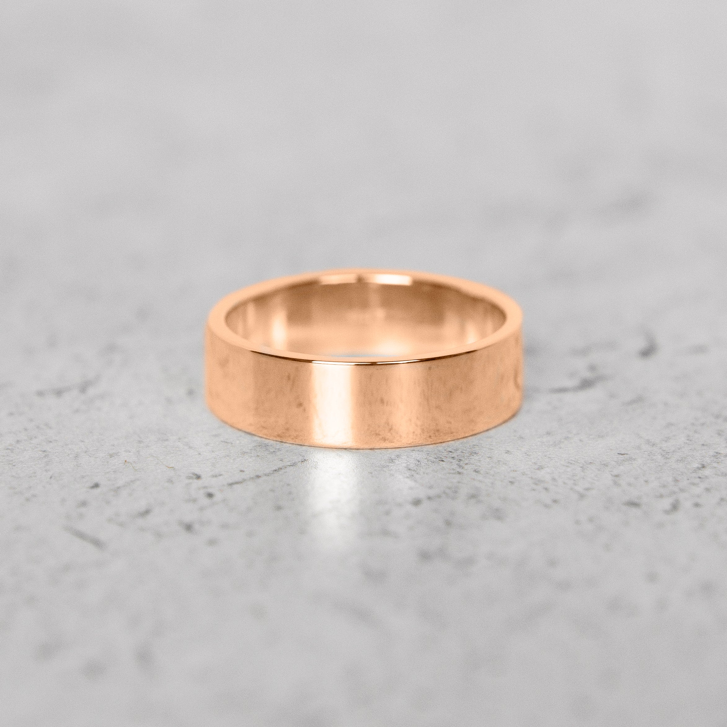 Flat Profile Band Ring - Minimalist Thin Gold or Silver Stackable Ring for Women - Perfect for Everyday Wear, Stacking & Layering