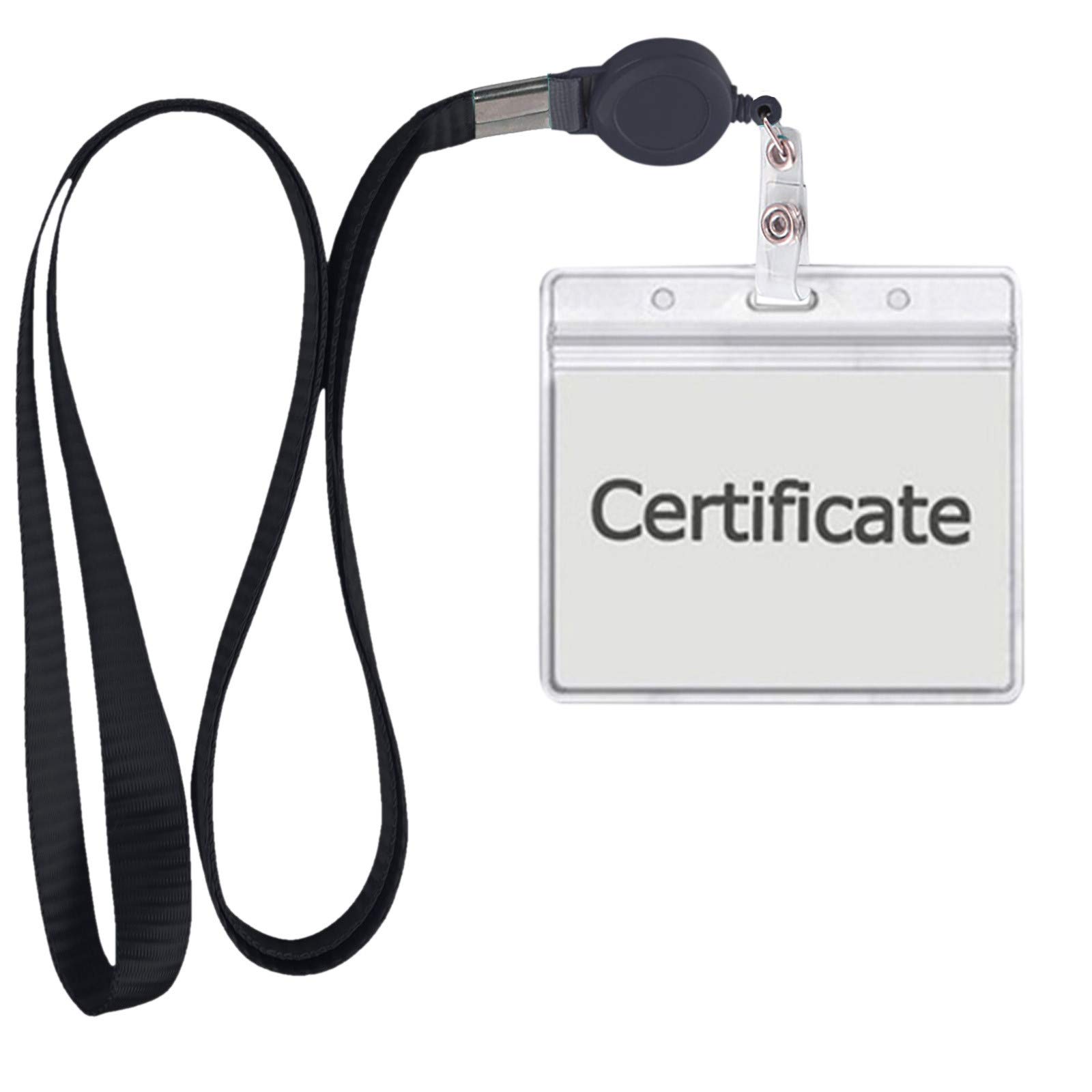 Breakaway ID Badge Holder with Lanyard - Office & Stationery Use