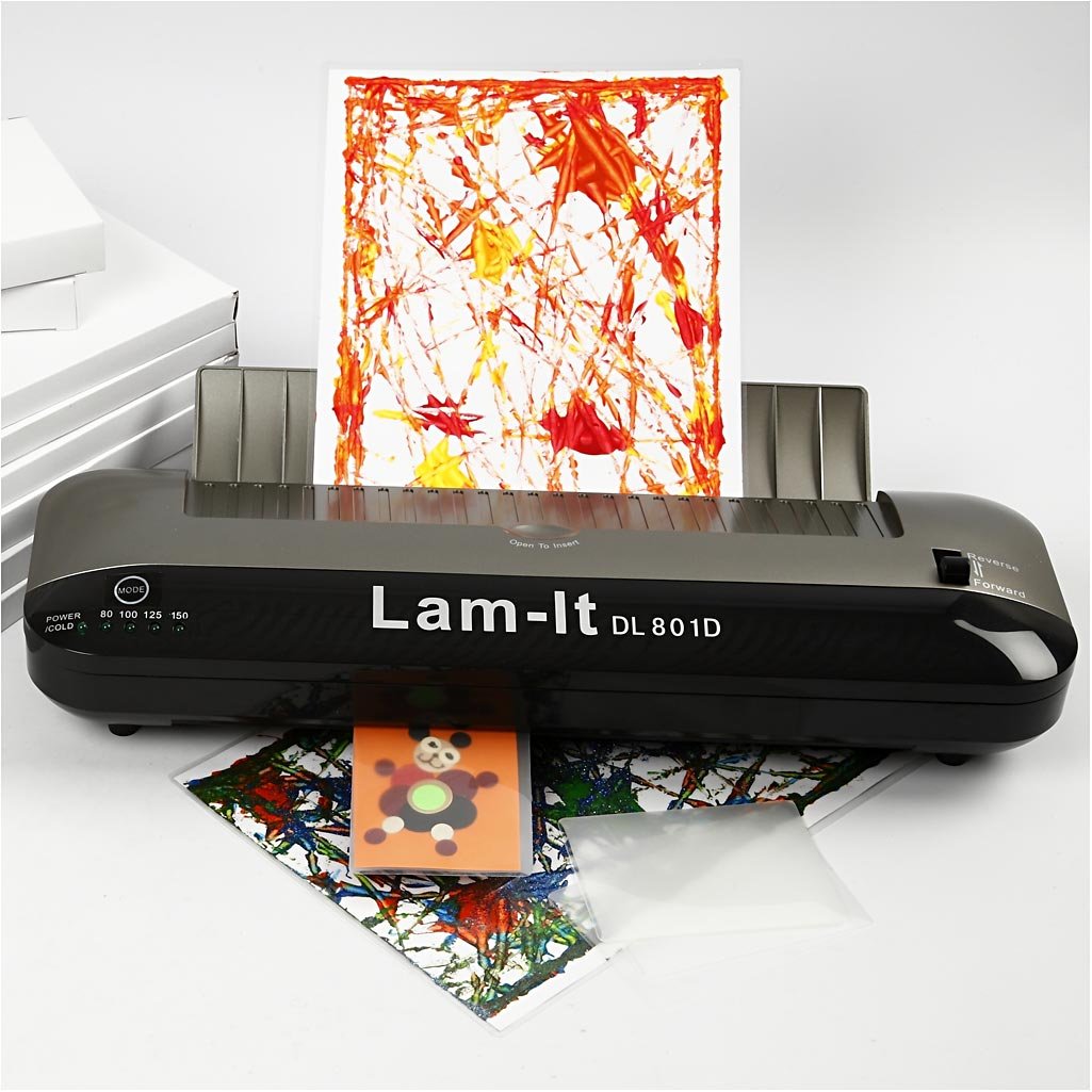 Professional 1-Piece Laminator Machine for Documents, Photos & ID Cards - Perfect for Home, Office & School Projects