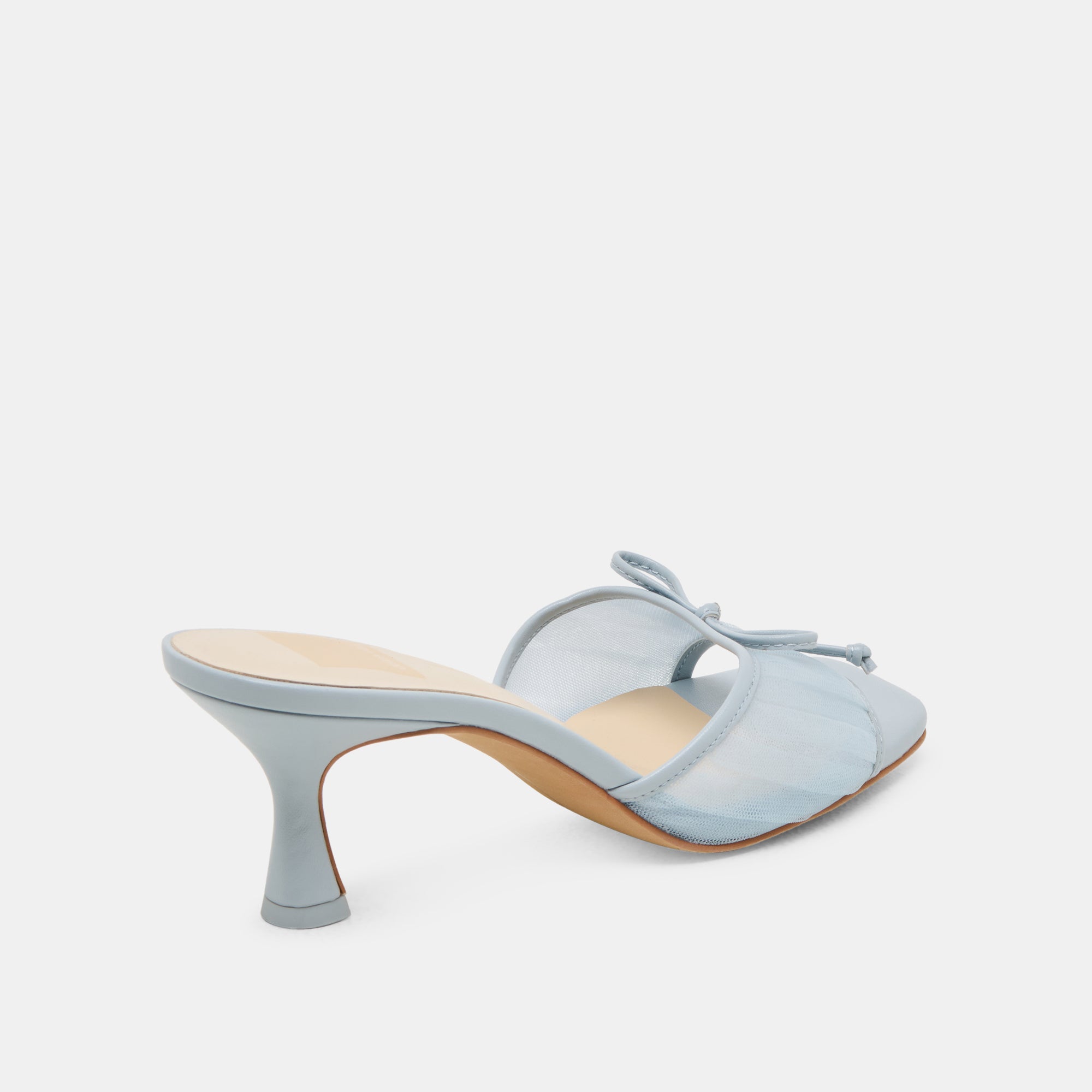 GALEN Women's Light Blue Tulle Heels - Elegant High Heel Sandals for Weddings, Parties & Special Occasions