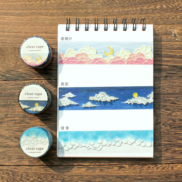 Clear PET Tape for Scrapbooking & DIY Crafts - Waterproof Adhesive Tape for Night Sky Canvas Art, Photo Albums, and Home Decor Projects