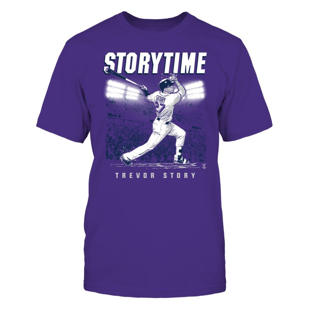 FanPrint Trevor Story T-Shirt - Official MLB Baseball Player Tee for Colorado Rockies Fans - Perfect for Game Day, Sports Events & Casual Wear