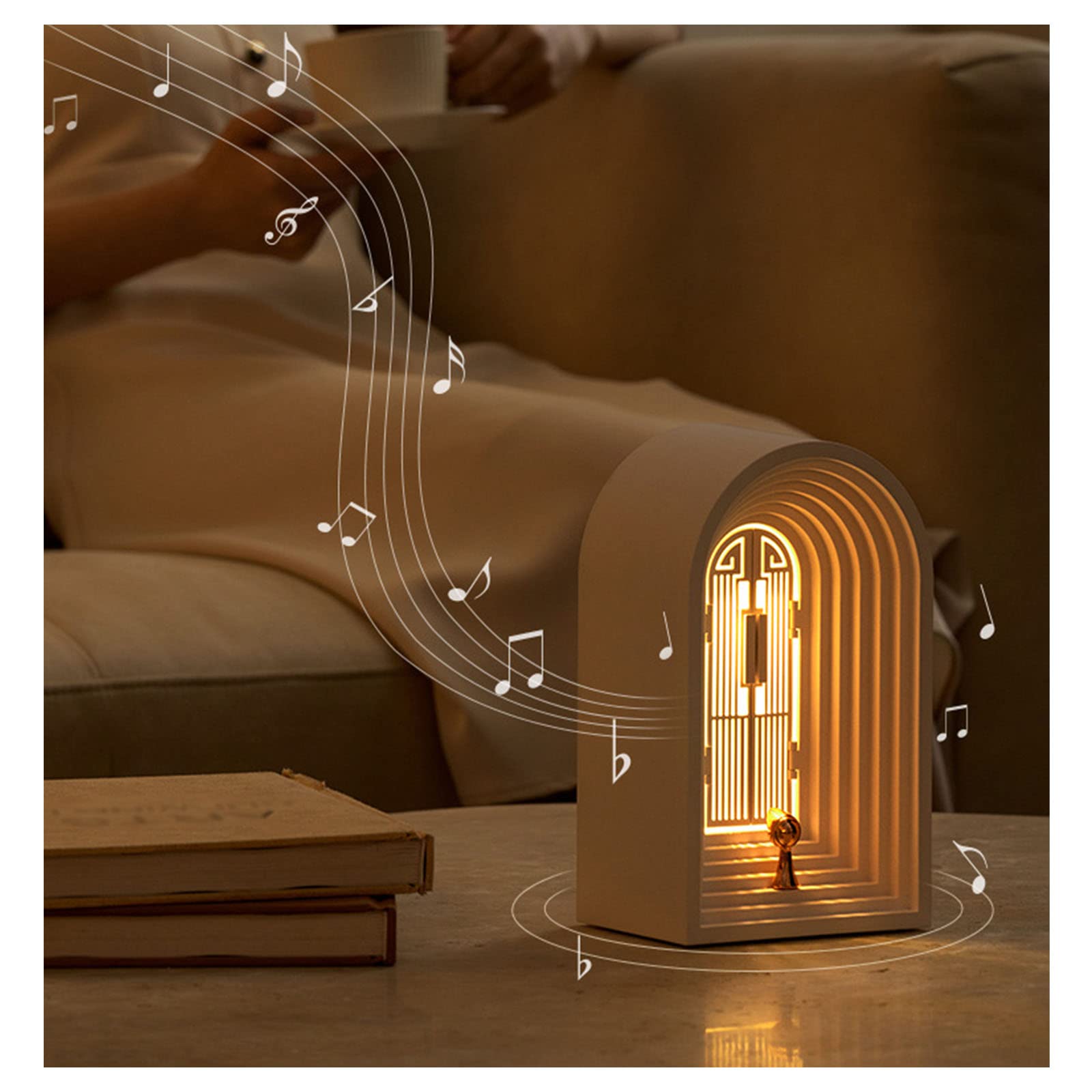 2-in-1 LED Desk Lamp with Bluetooth Speaker | USB Charging, Dimmable Night Light for Bedroom & Living Room | Wireless Premium Sound for Reading, Working & Relaxation