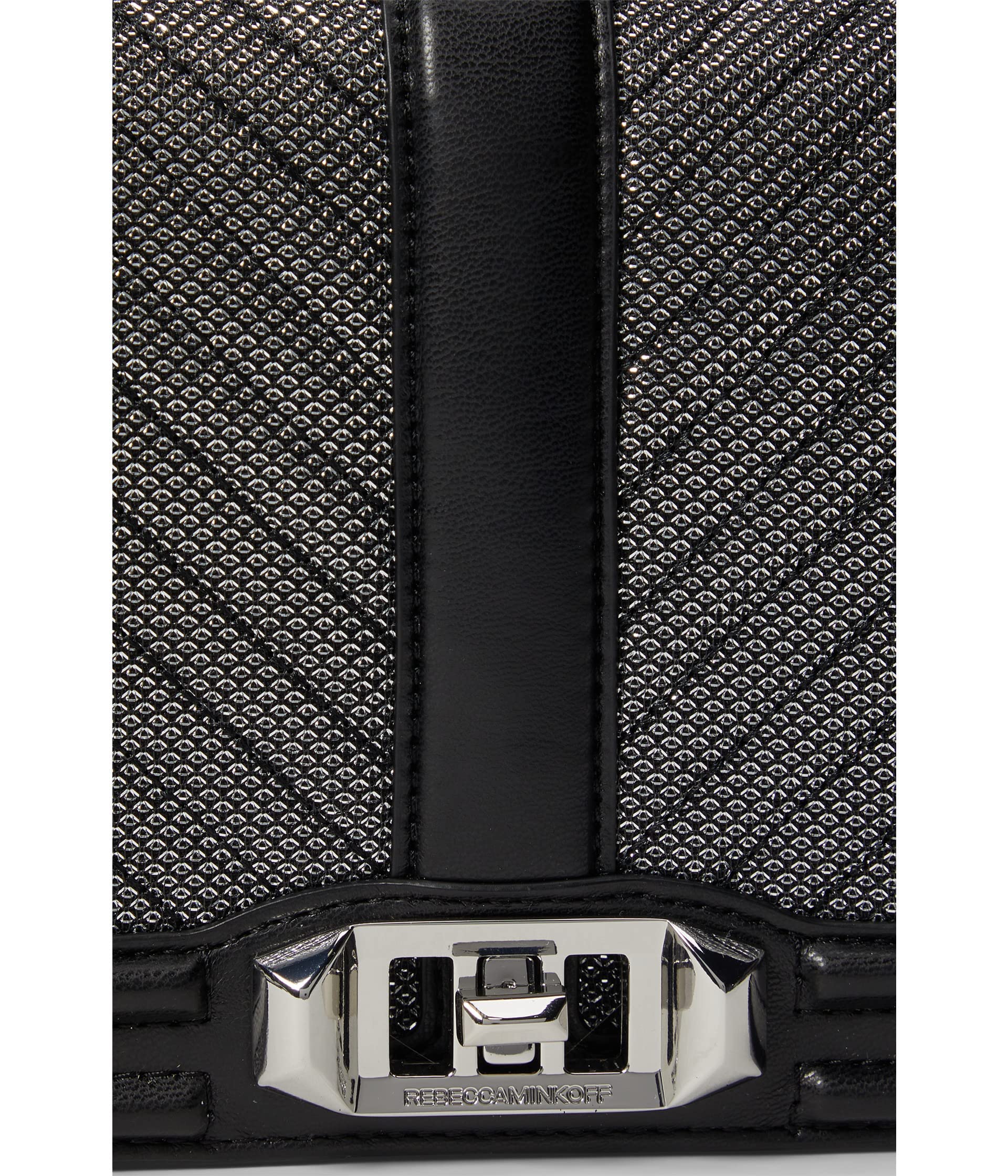 Rebecca Minkoff Chevron Quilted Small Love Crossbody Bag for Women - Stylish Shoulder Purse with Adjustable Strap, Perfect for Daily Use, Travel, and Night Out