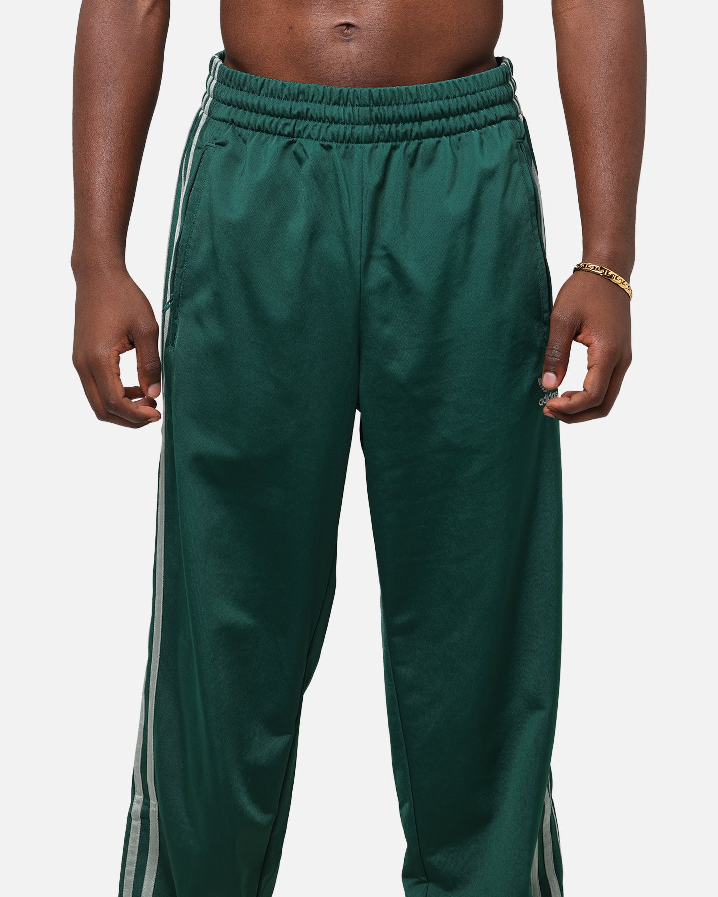 Adidas Firebird Track Pants for Men - Green Retro Running Joggers - Comfortable Athletic Pants for Gym, Workout & Casual Wear