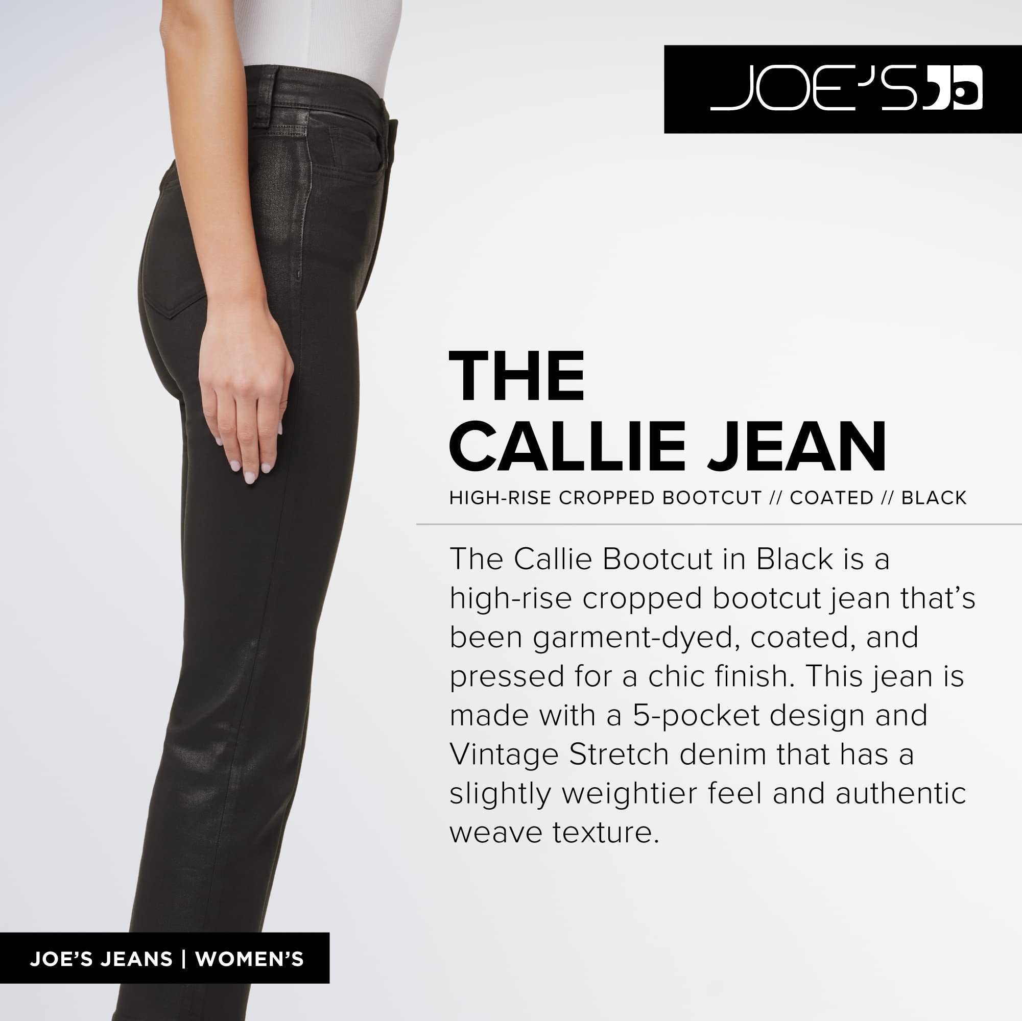 Joe's Women's Callie High Rise Cropped Bootcut Jeans - Stretchy Denim Pants for Casual Wear & Night Out | Perfect for Work, Dates & Everyday Comfort