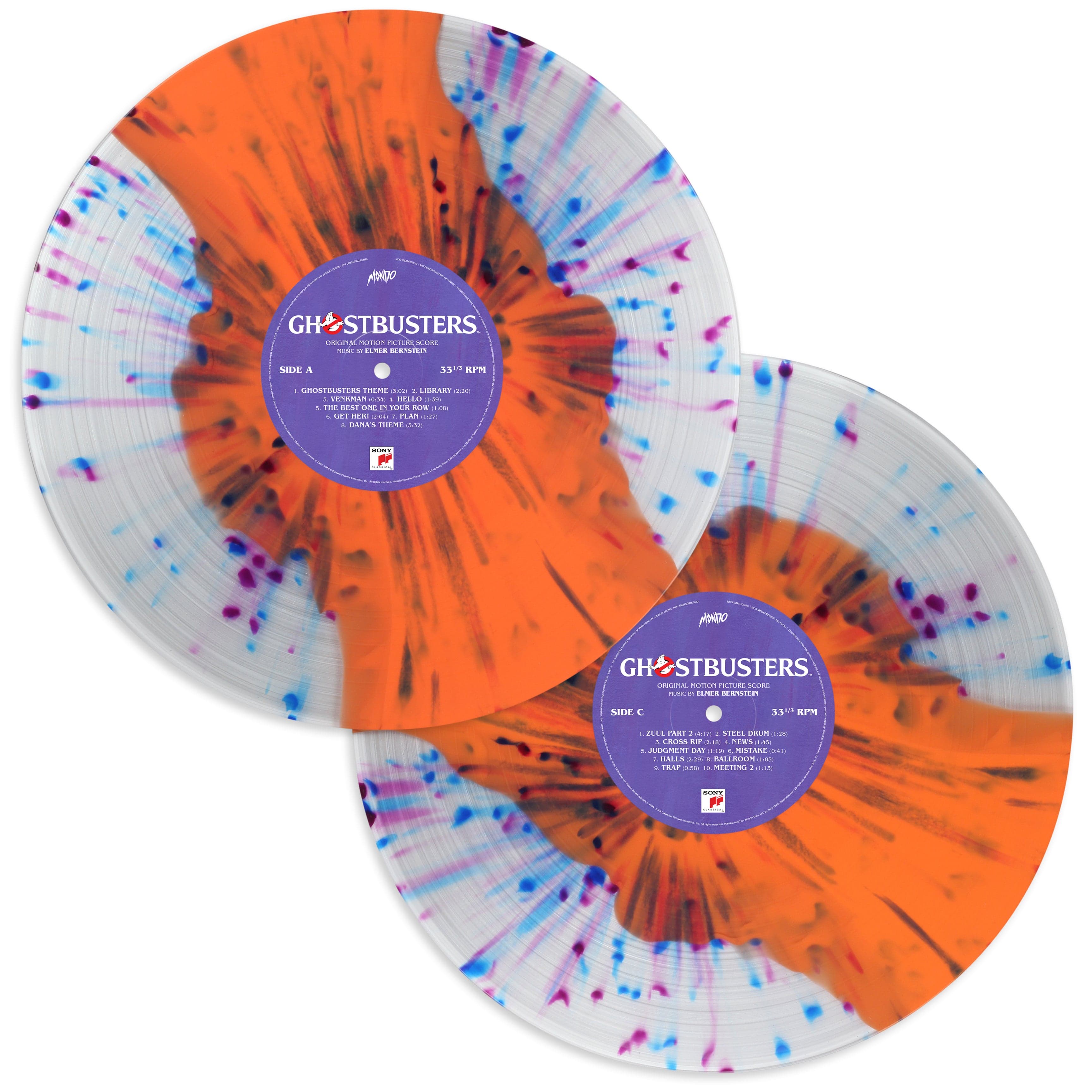 Ghostbusters Original Motion Picture Score 2XLP Vinyl Record – Perfect for Movie Nights, Collectors & 80s Music Fans