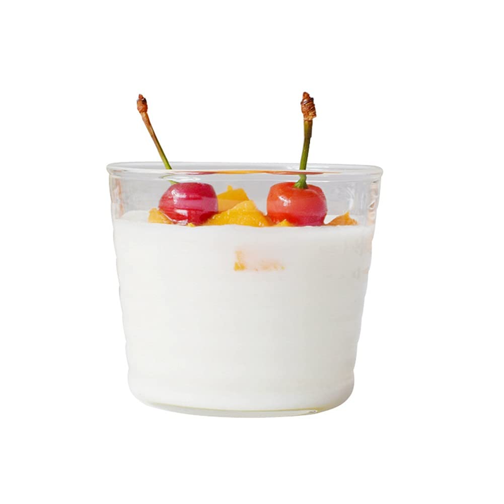 2 Pack 6.75oz Glass Bowls with Lids - Food Storage for Salad, Desserts & Snacks