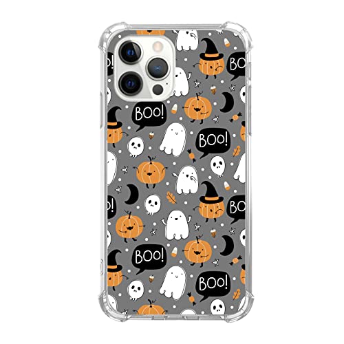 Cute Ghost and Pumpkin