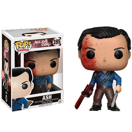 Ash vs Evil Dead Pop! Vinyl Figure - Bloody Ash Collectible [395] | Horror Movie Merchandise for Fans & Collectors | Perfect for Display, Gifts, and Pop Culture Decor