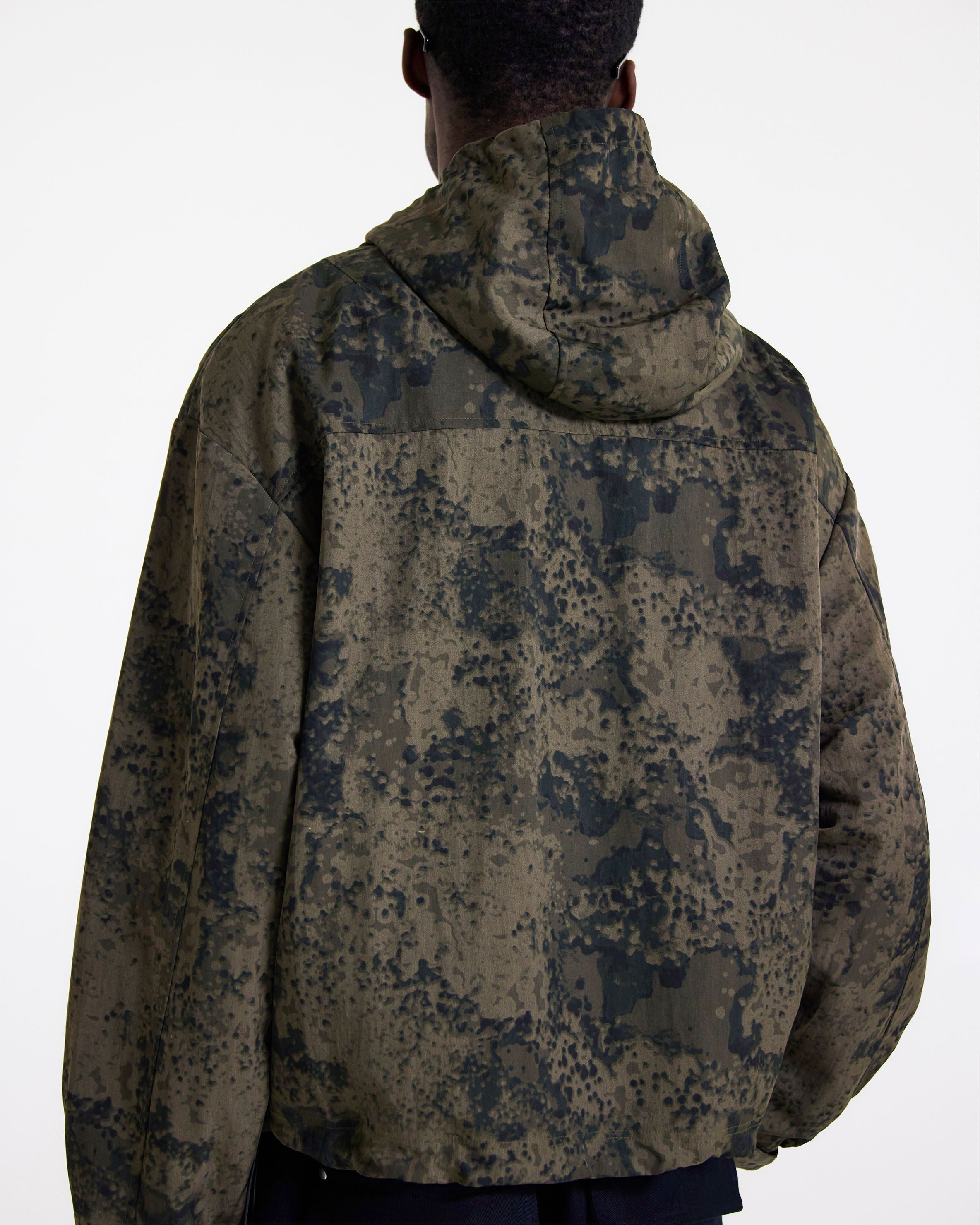 Men's Camo Hooded Track Jacket - Lightweight Athletic Zip Up Jacket for Running, Gym & Outdoor Sports